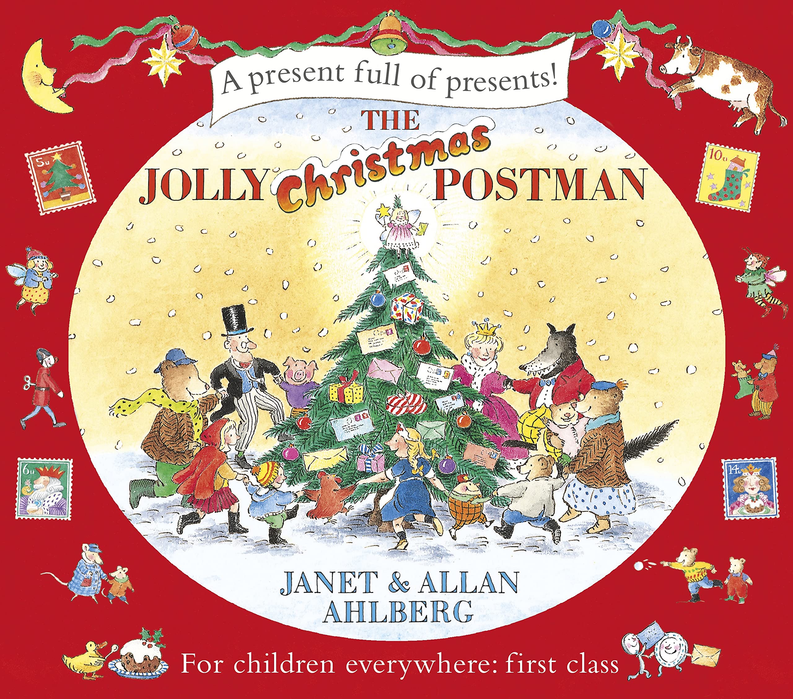 Puffin The Jolly Christmas Postman (Jolly Postman Series) | Hardcover | Ages 3-6