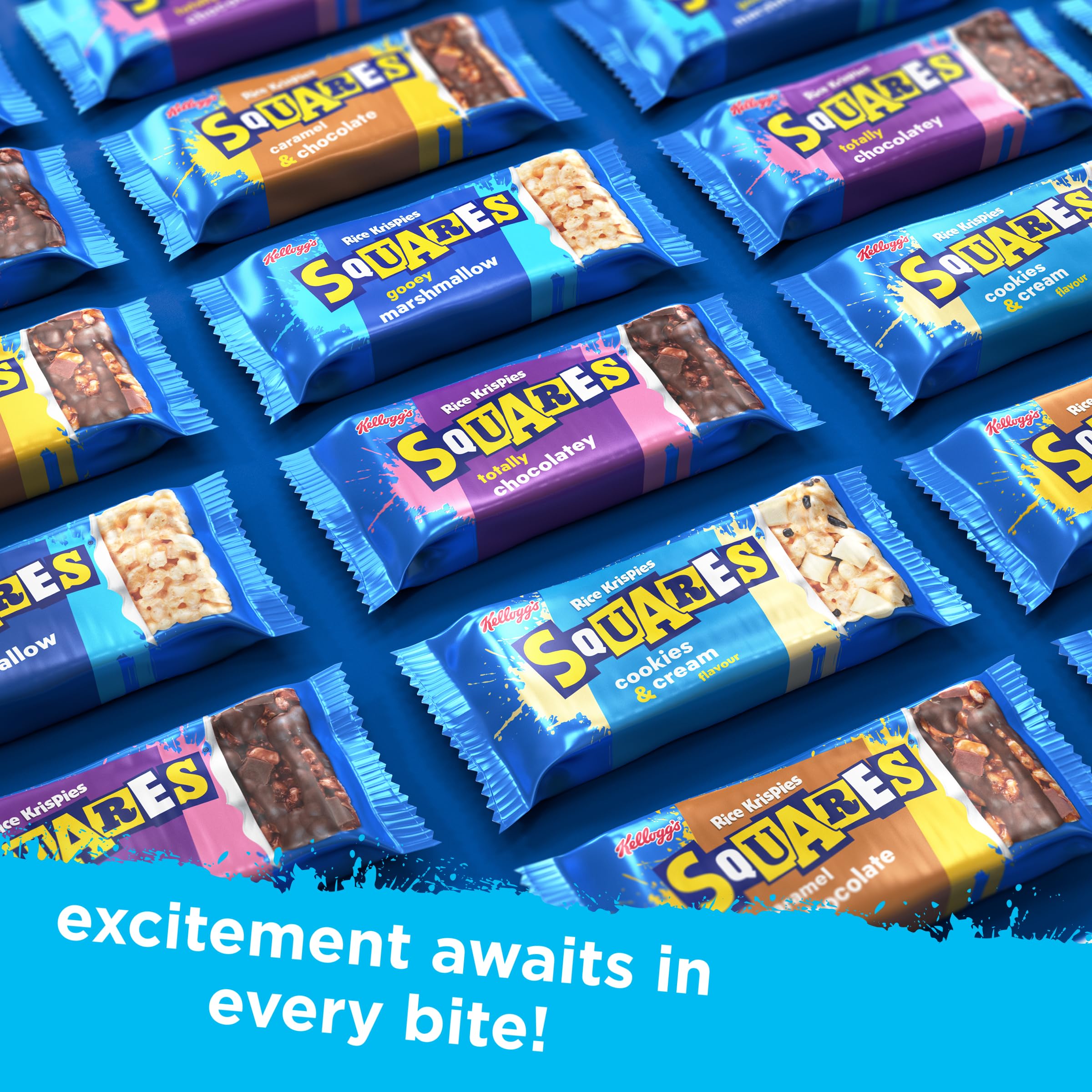 Rice Krispies Squares Chocolate Cereal Bars - 30 Count, 36g Each 5