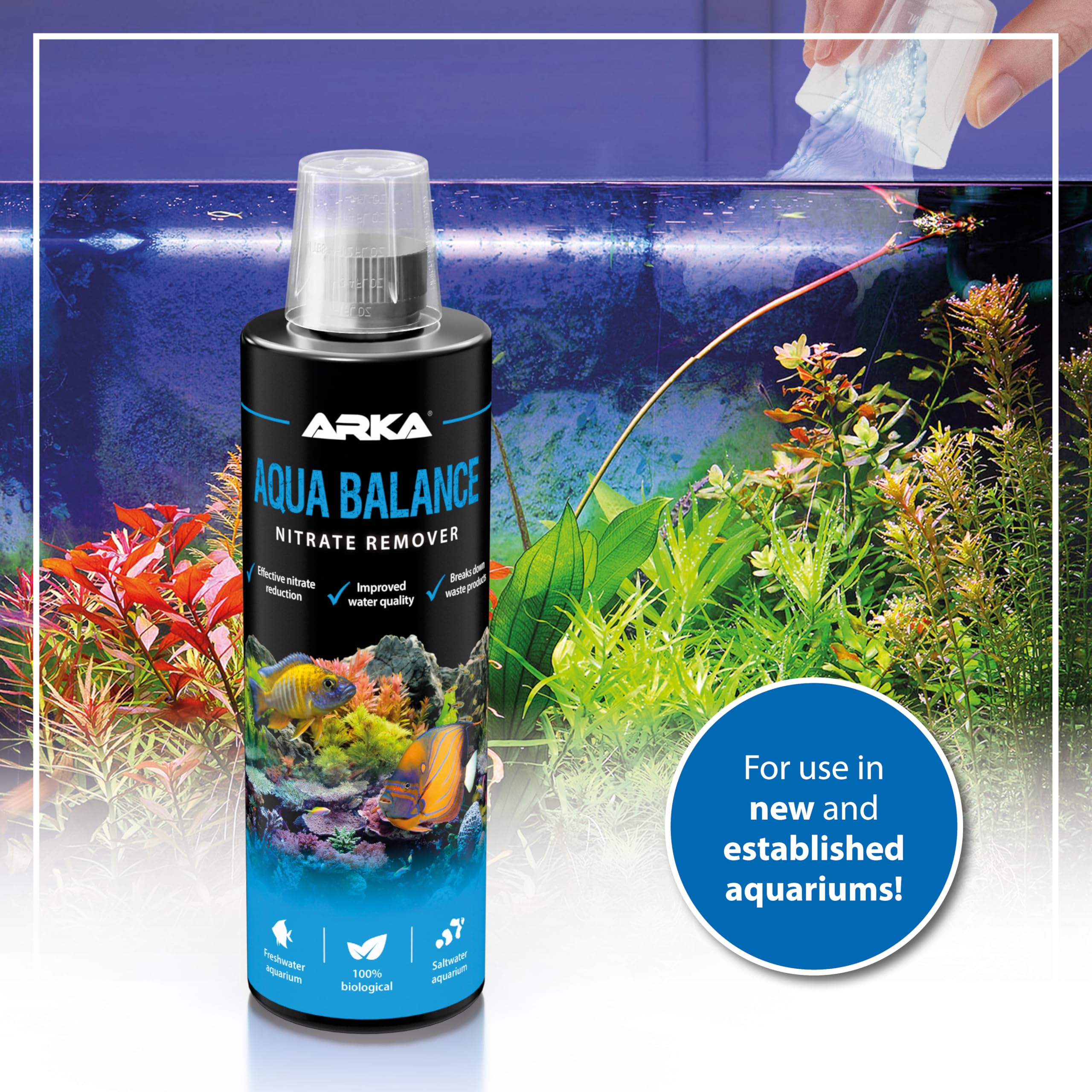 ARKA Aqua Balance Nitrate Remover - Biological Reduction for Freshwater & Marine Tanks | 473 ml 5
