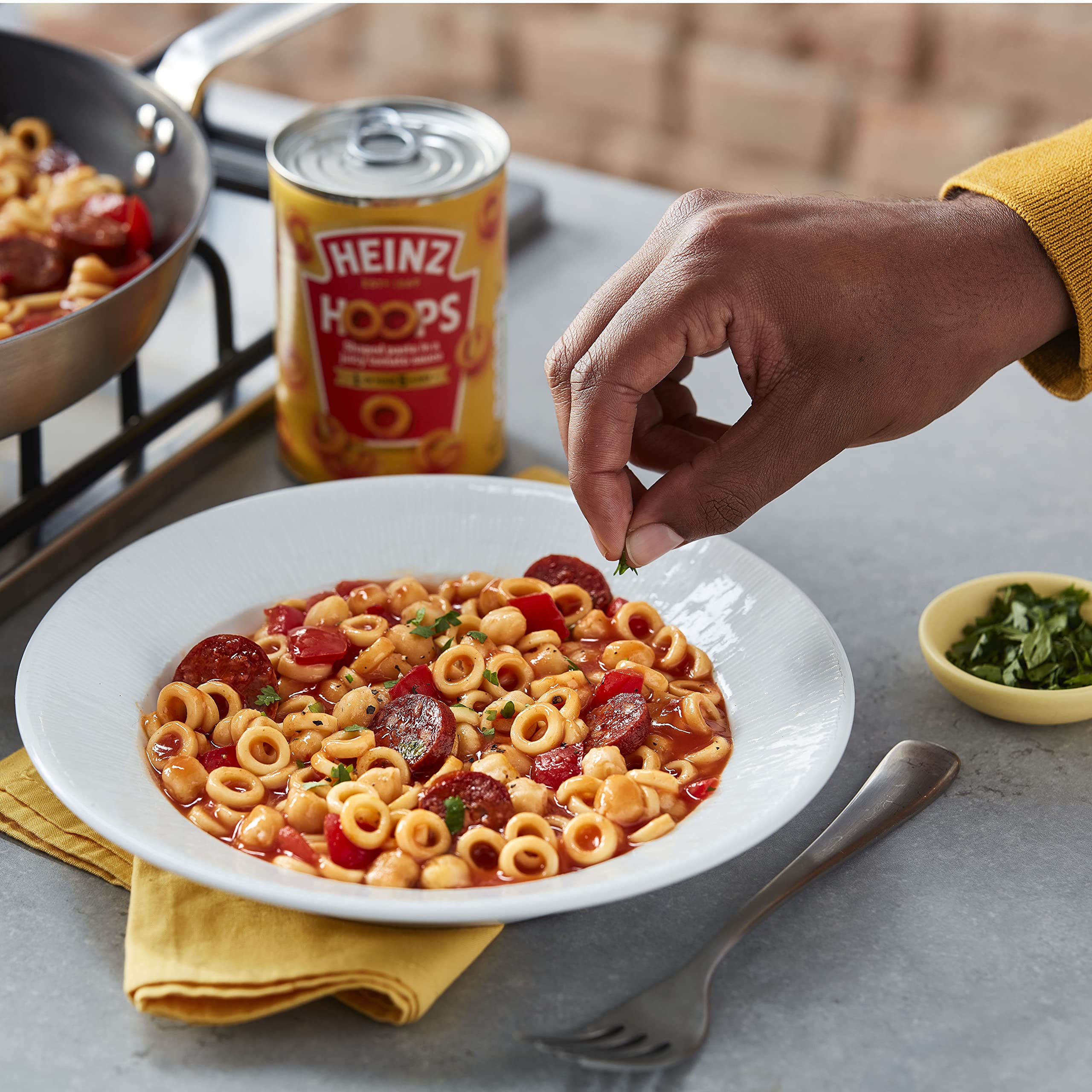 Heinz Spaghetti Hoops in Tomatensoße (205 g 3er-Pack) 4