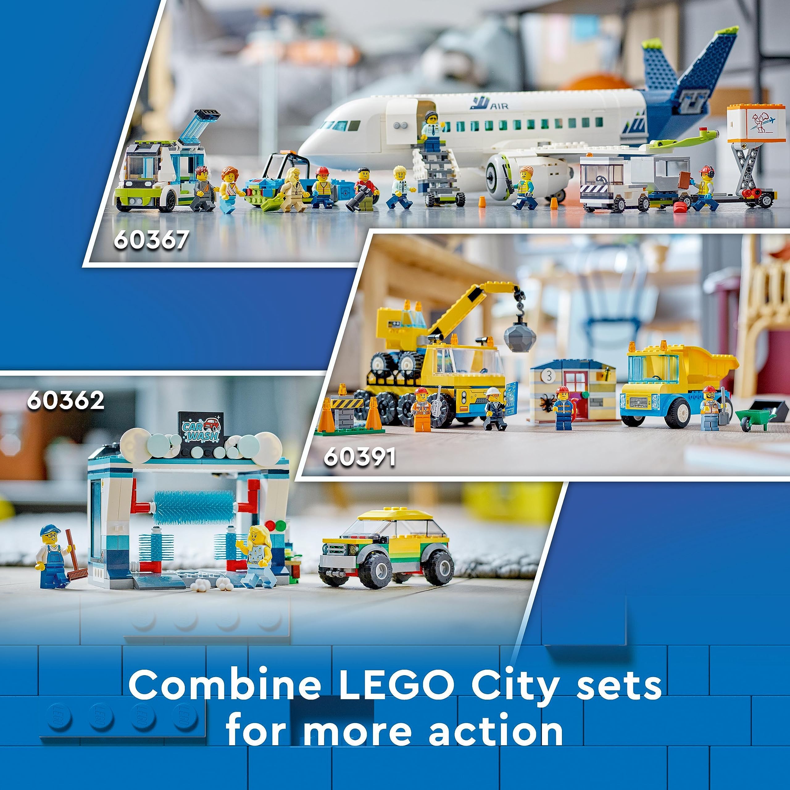 LEGO 60367 City Passenger Aeroplane Toy Building Set | Ages 7+ | Multicolor 8