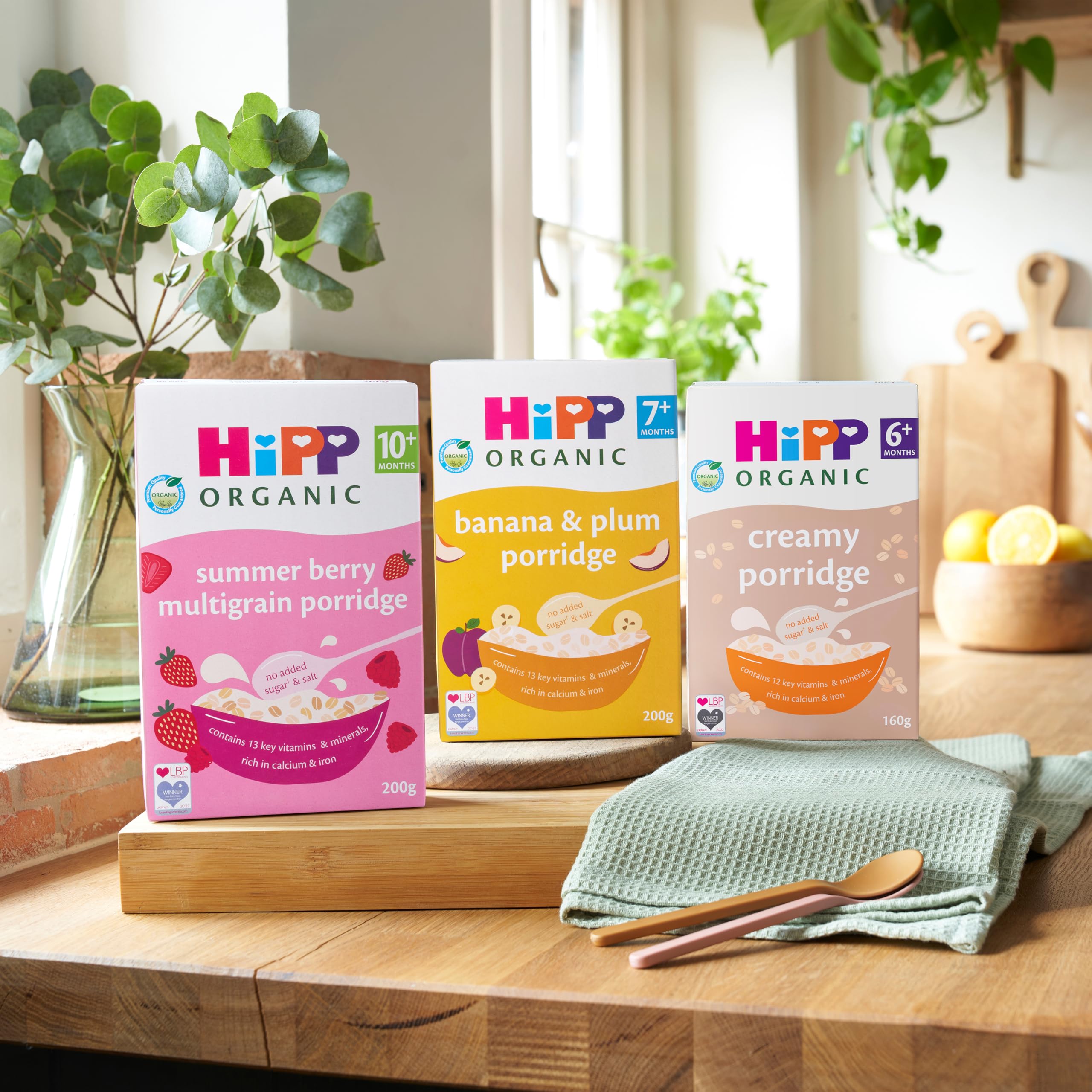 HiPP Organic Creamy Porridge - 6+ Months, 160g (Pack of 4) 5