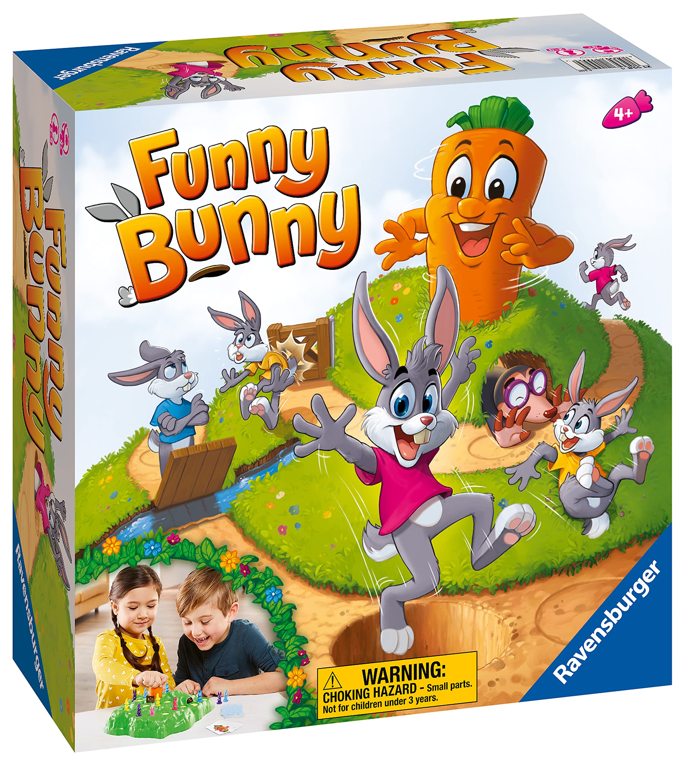 Ravensburger Funny Bunny Game for Children Age 4+ | 2-4 Players | 20 Min Playtime | Plastic 9