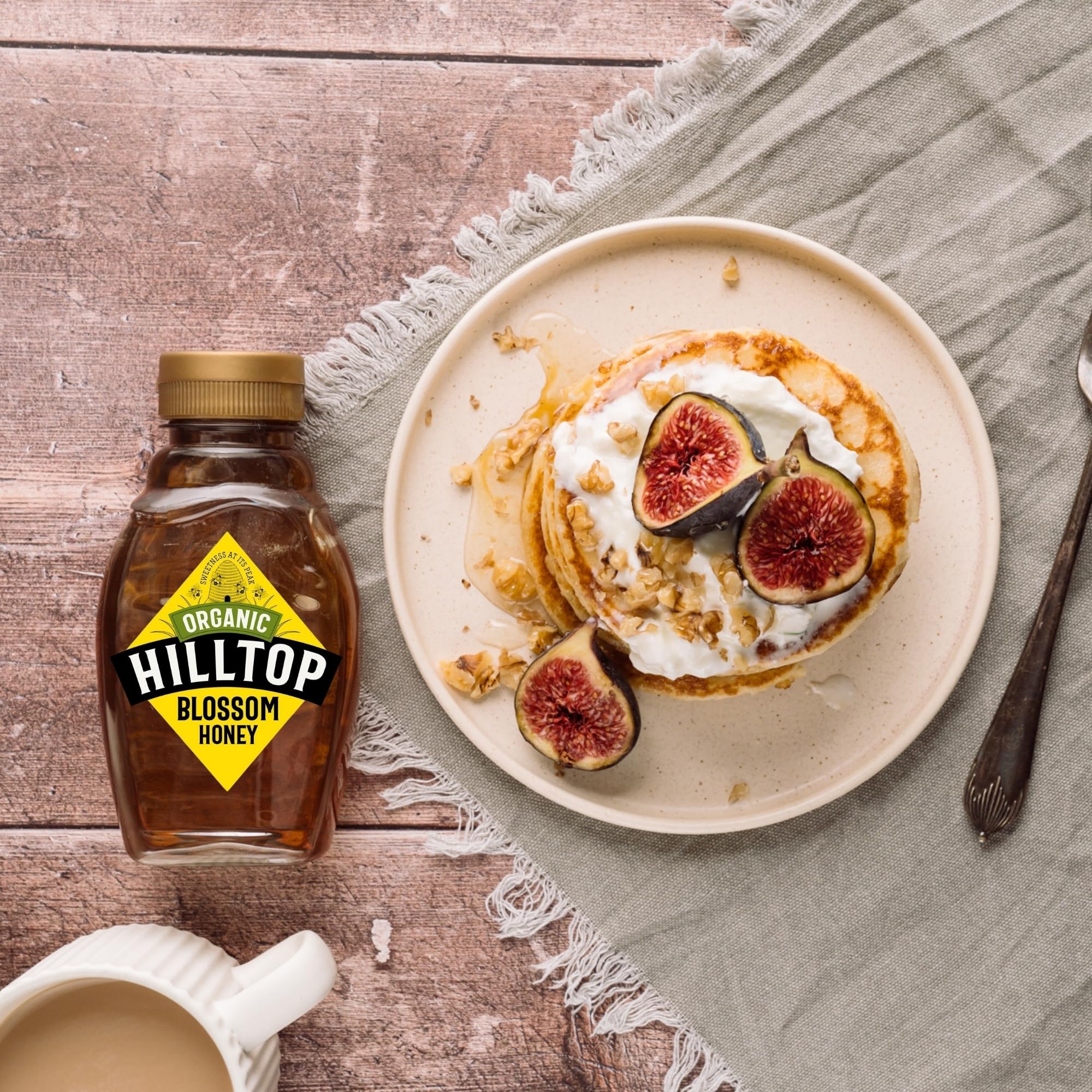 Hilltop Honey Organic Blossom Honey - Pure Natural Honey | Soil Association Certified | 340g Squeezy Bottle 7