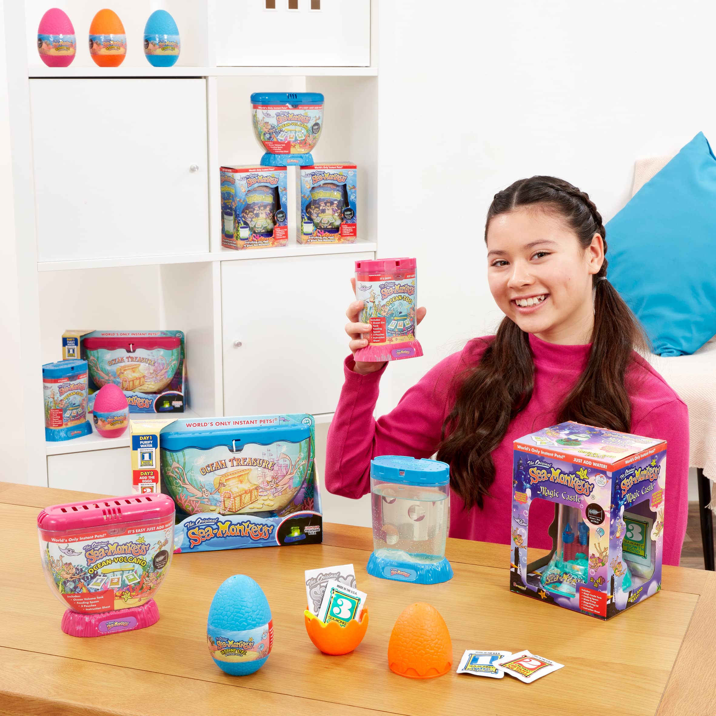 Sea Monkeys On Mars – Züchte deine eigenen Science-Fiction-Haustiere – Wissenschaftsset für Kinder ab 6 Jahren 7