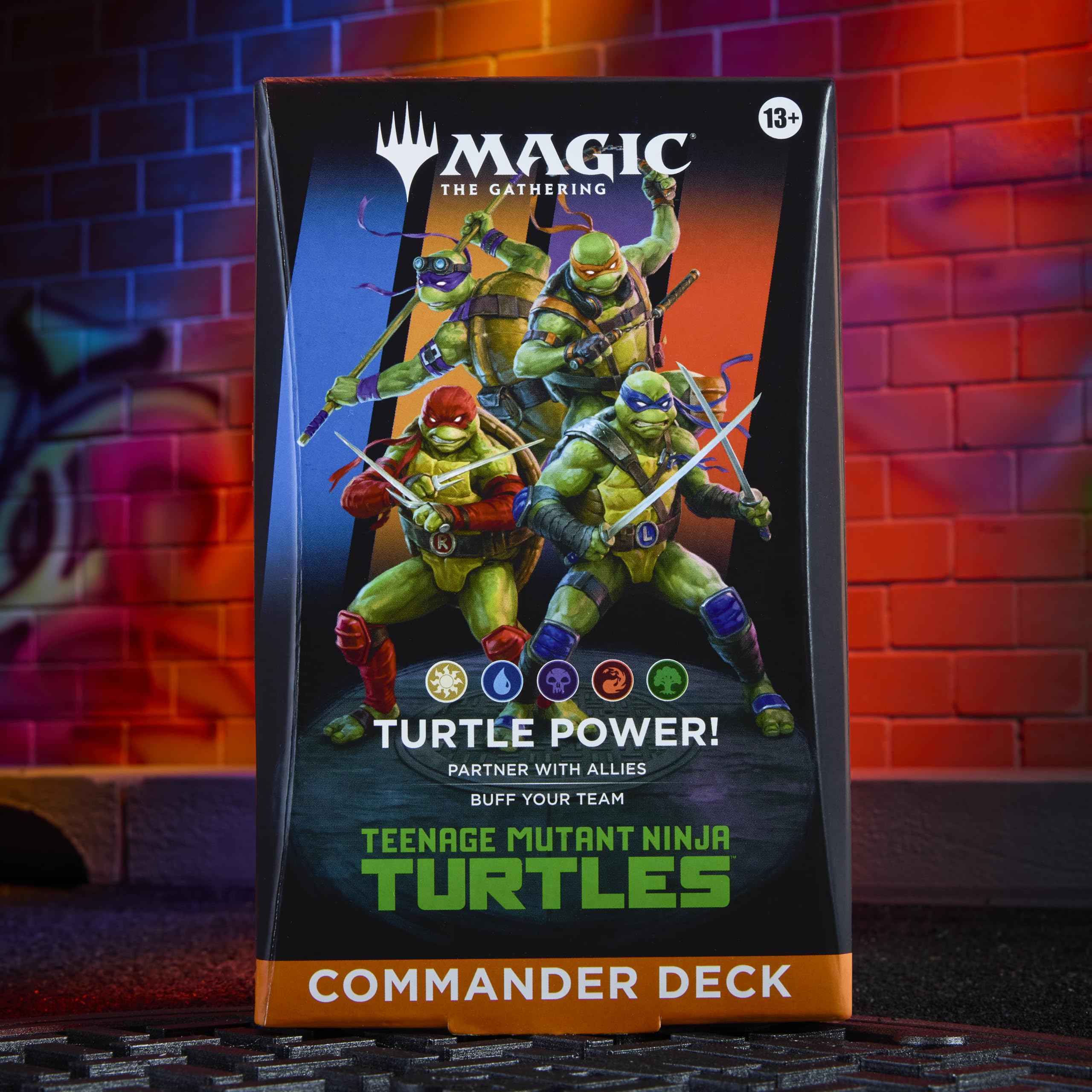 Magic: The Gathering Teenage Mutant Ninja Turtles Commander Deck - Turtle Power | 100 Cards
