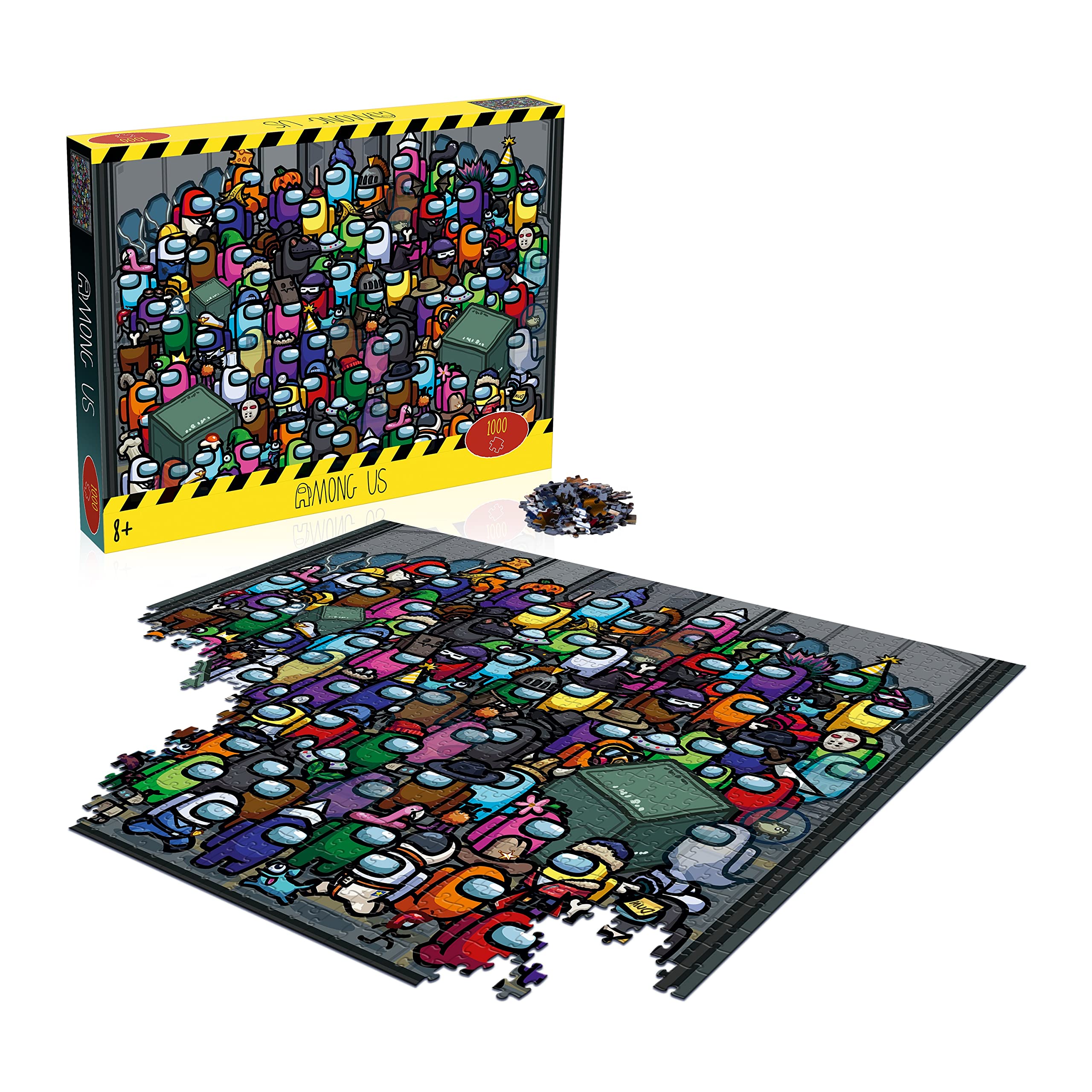Among Us 1000-teiliges Puzzle – Offiziell lizenzierte Crime Scene Challenge, ab 8 Jahren 3