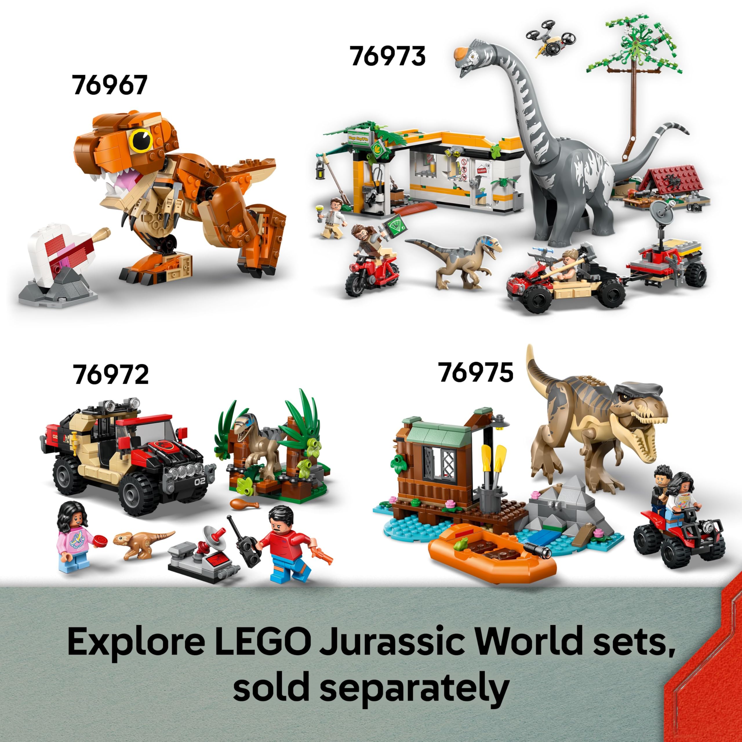 LEGO Jurassic World Baby Dinosaur Dolores: Aquilops 76970 Figure Building Set for Ages 7+ 8