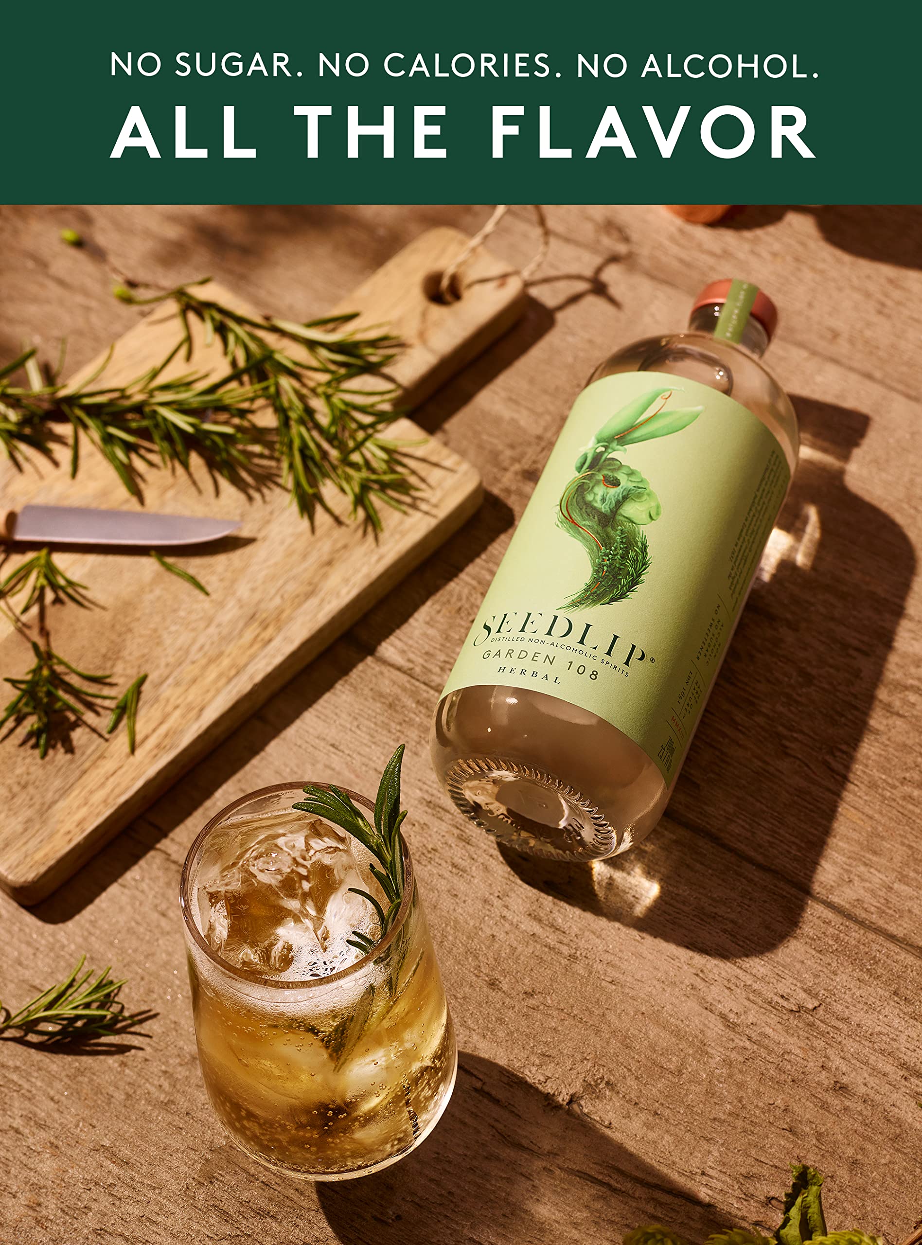 SEEDLIP Garden 108 - Non-Alcoholic Herbal Botanical Spirit | 70cl 5
