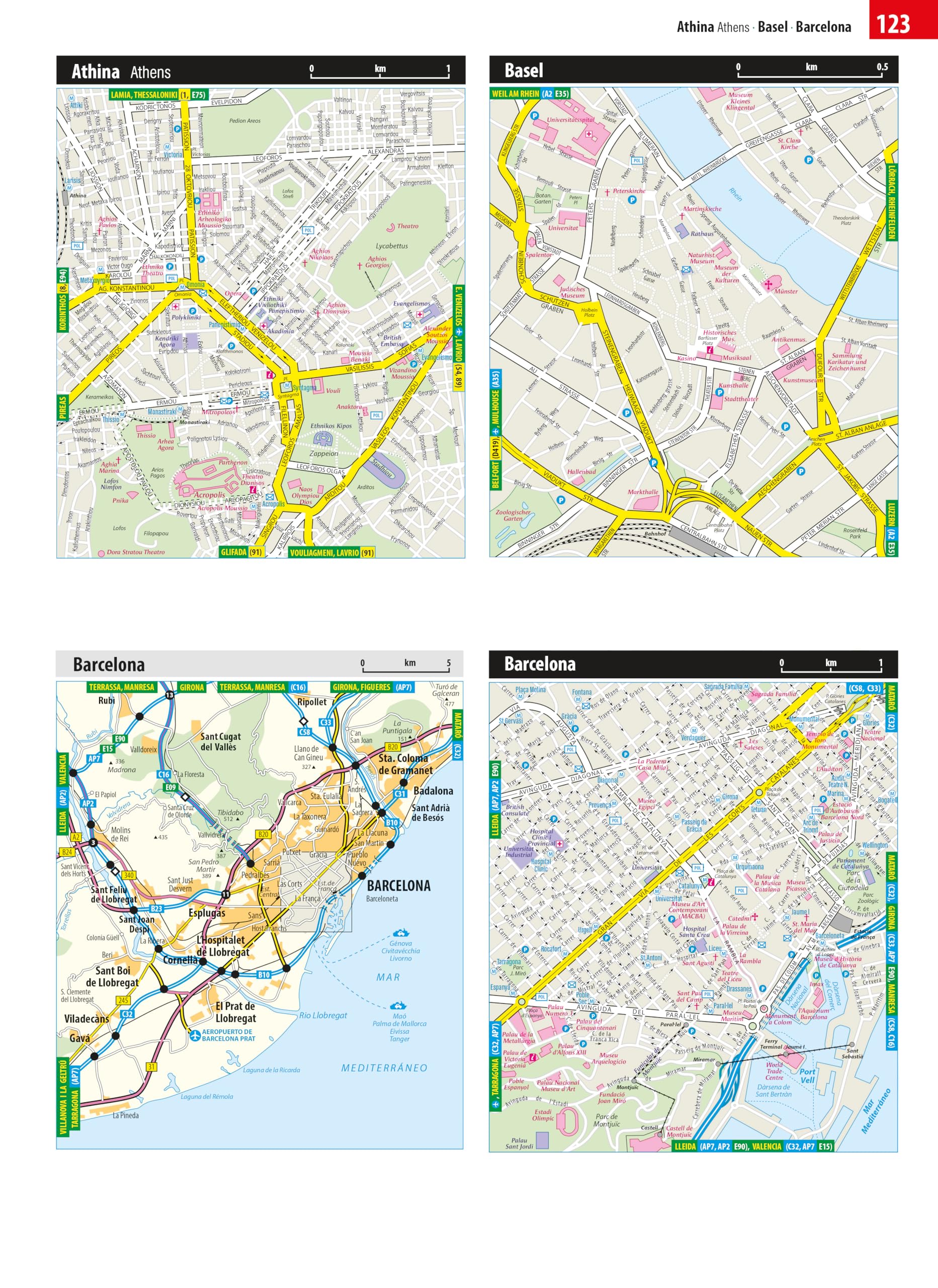 Philip's 2027 Big Road Atlas of Europe - Easy-Read Mapping | A3 Spiral Edition 7