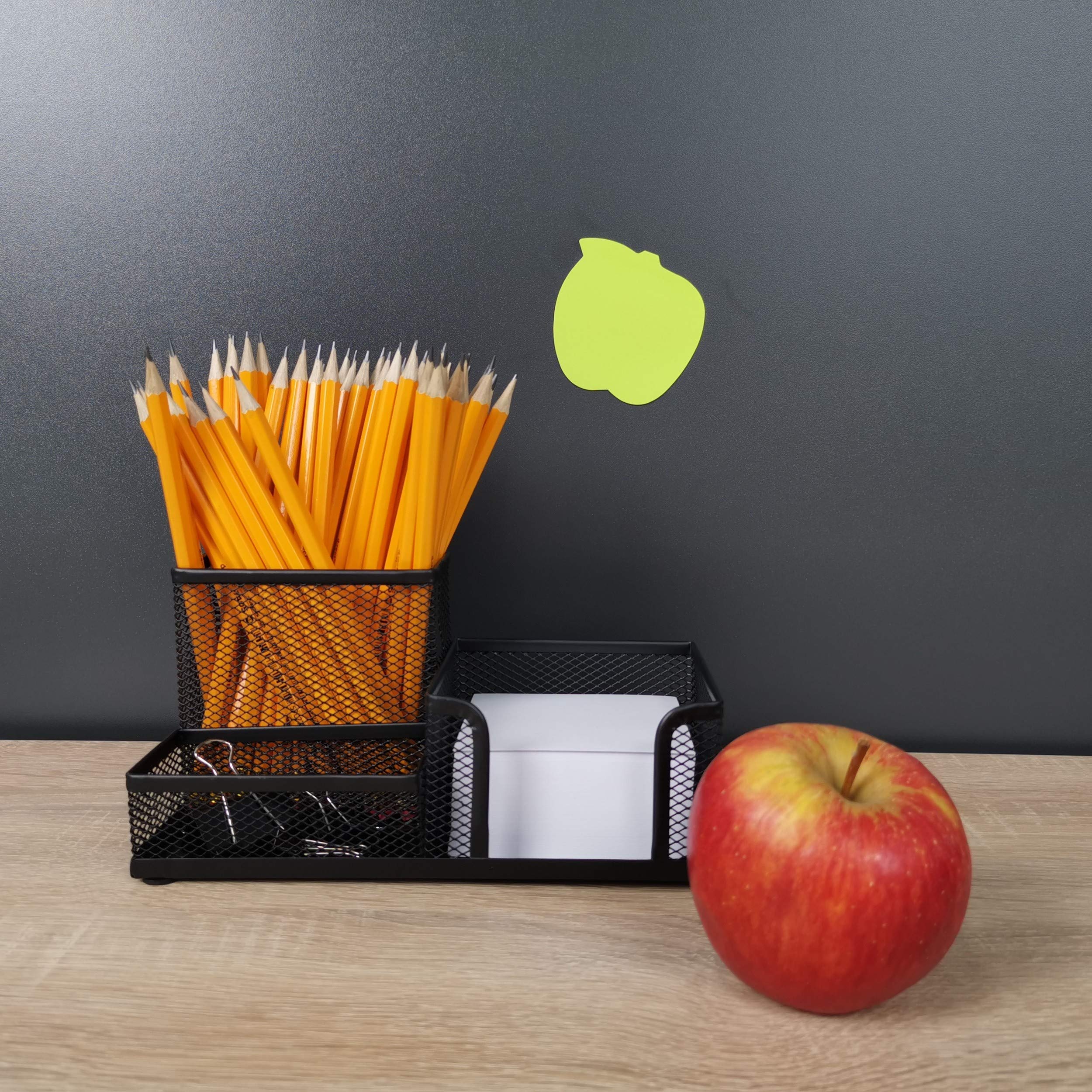 Leviatan Metal Desk Organizer - 3 Compartments | Black | Tabletop Mount 7