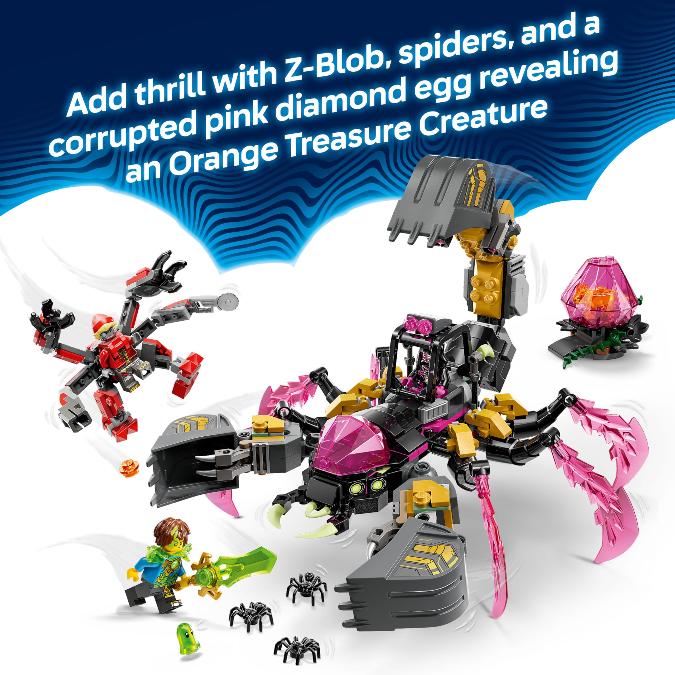 LEGO DREAMZzz Nightmare Scorpion Digger 71513 Building Set | 2-in-1 Build | Ages 7+ 5