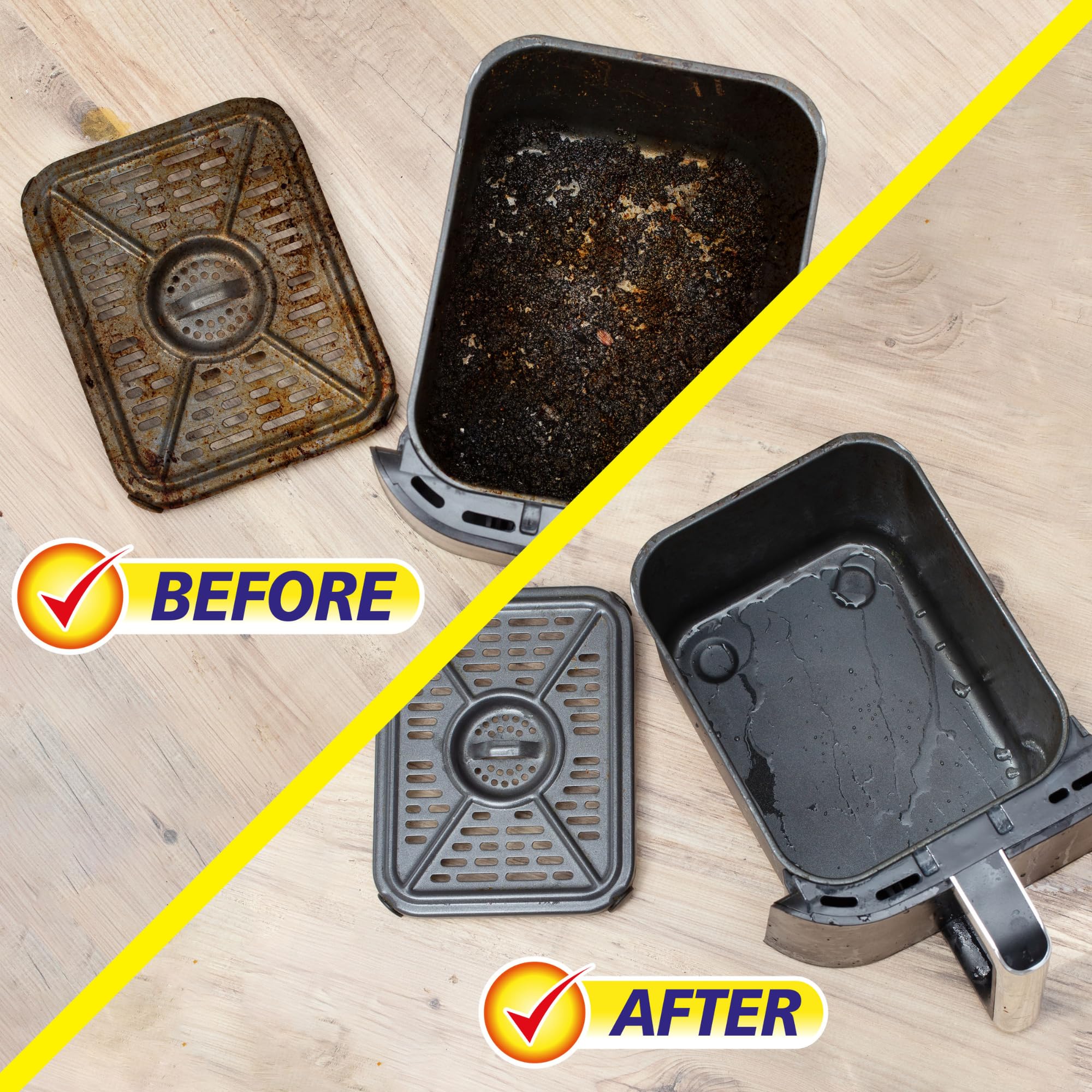 Elbow Grease Air Fryer Cleaner Spray - Powerful Degreaser | Lemon Fresh Scent | 500ml 5