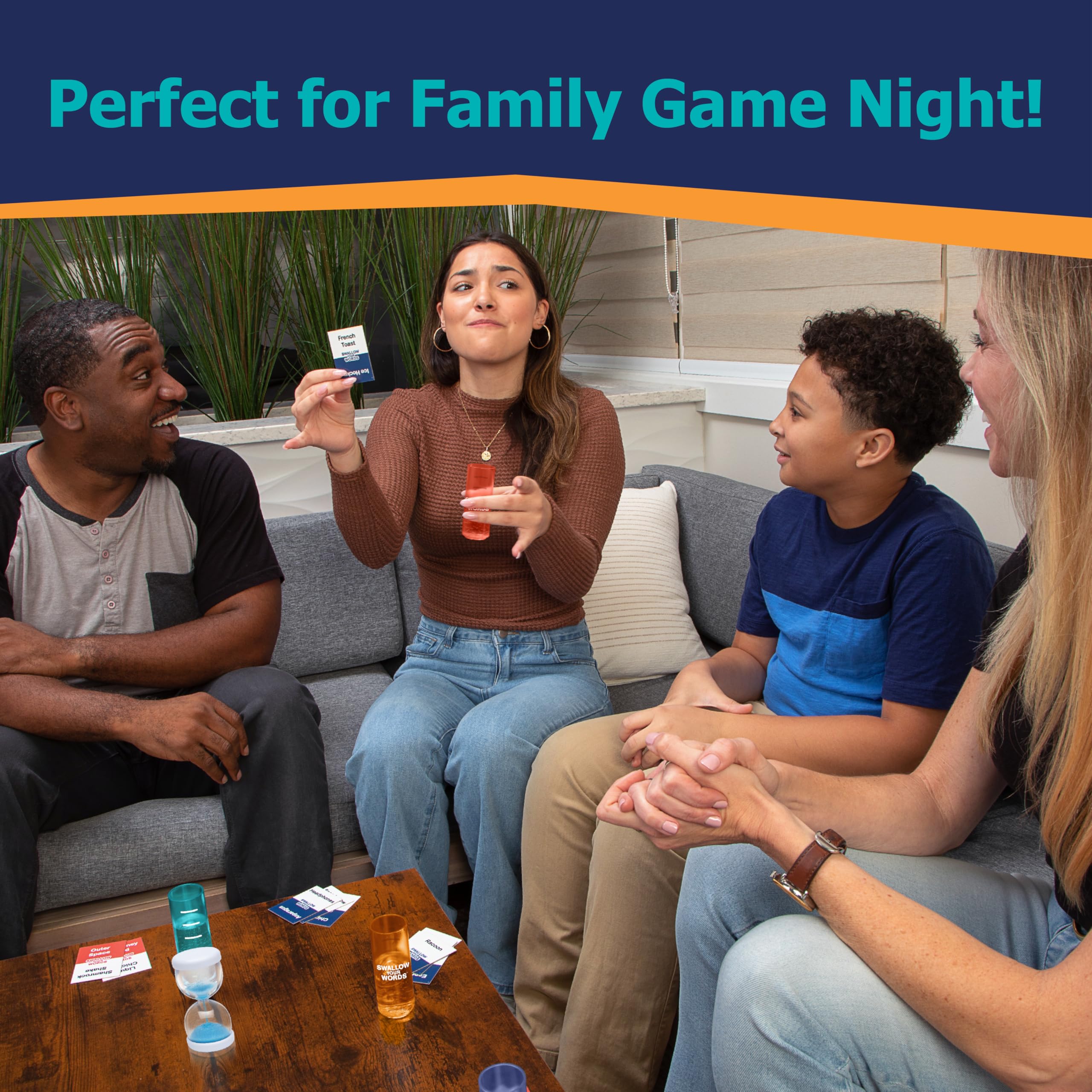 Playmonster Games Swallow Your Words Board Game | 2-4 Players | Ages 8+ | 800 Phrases 4