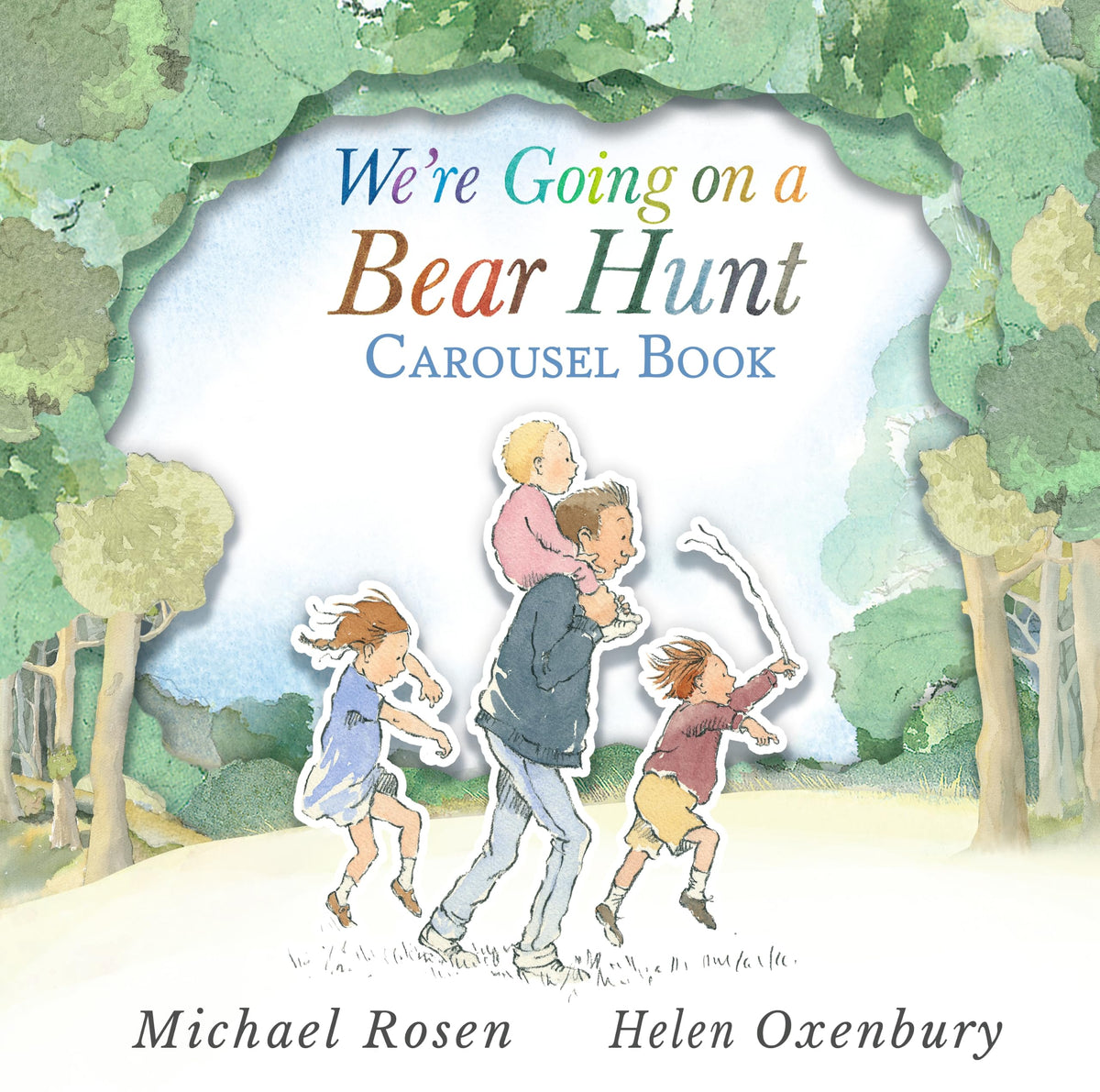 We're Going on a Bear Hunt Carousel Book - 3D Pop-Up, Ages 3-7 1