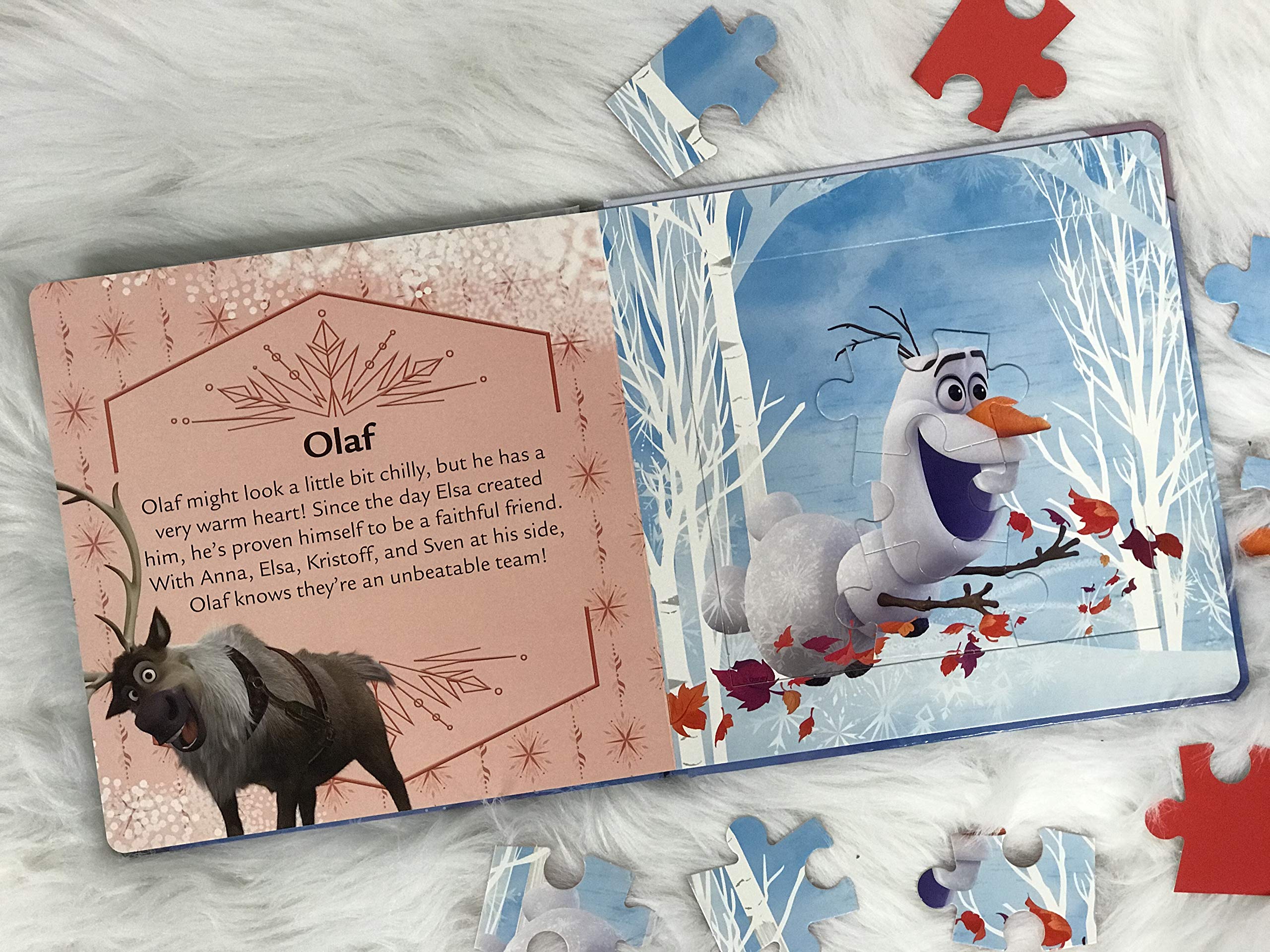 Phidal Disney Frozen 2 My First Puzzle Book | 10-Page Board Book | 5 Puzzles 3