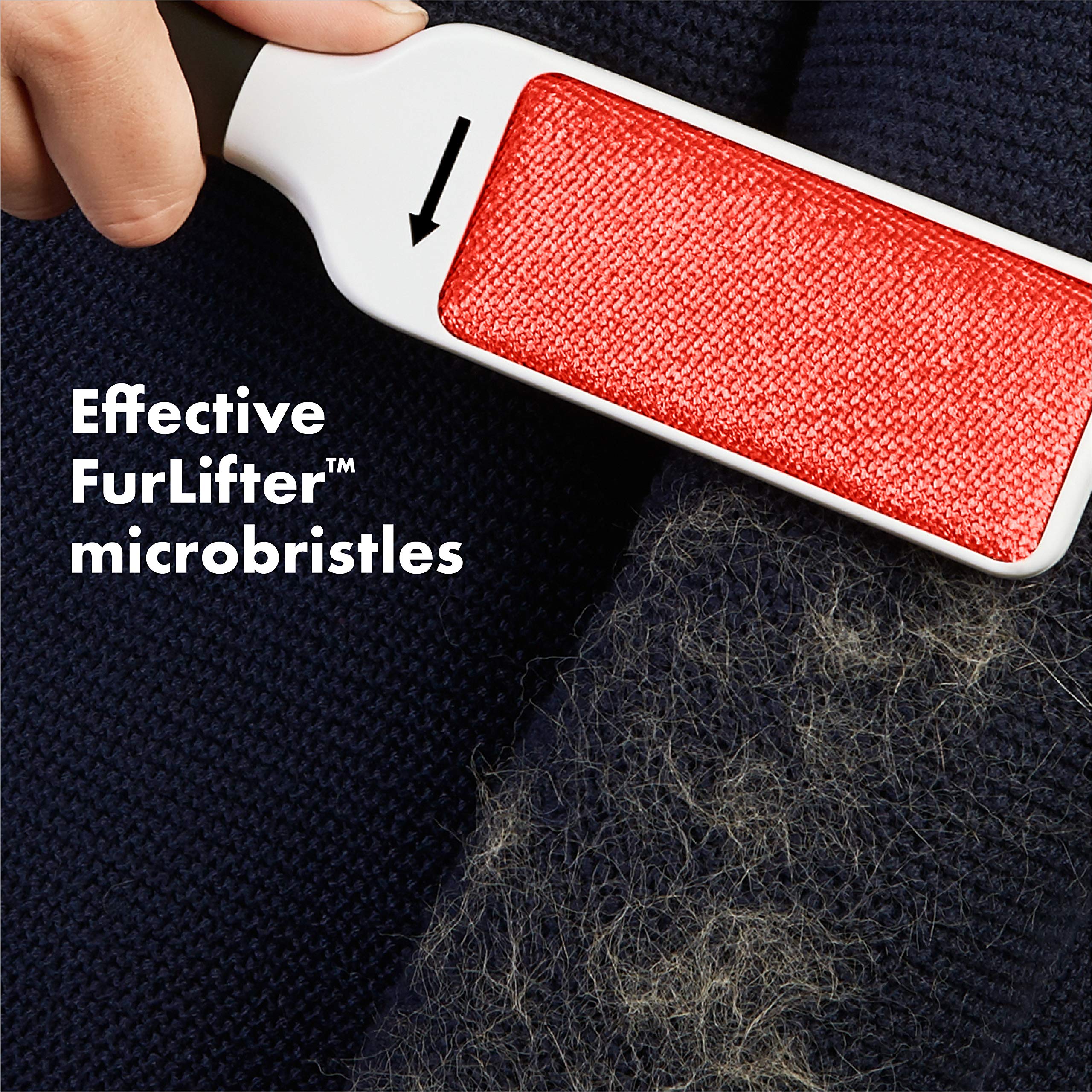 OXO Good Grips Furlifter Self Cleaning Garment Brush | Removes Pet Hair & Lint | Plastic 3