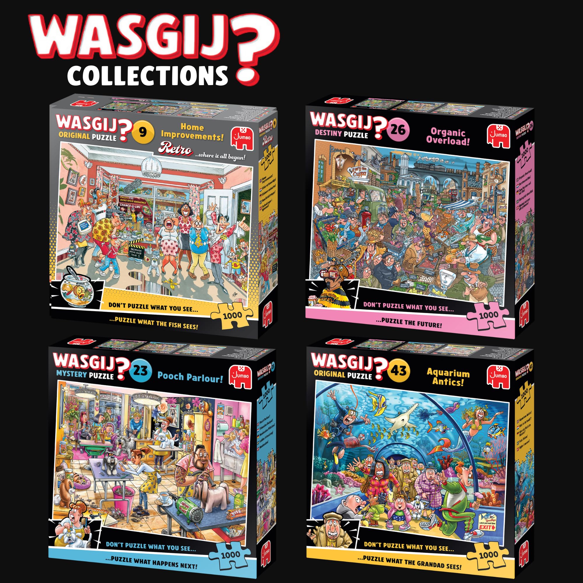 Wasgij Retro Original 9 Home Improvements - Unique 1000 Piece Jigsaw Puzzle for Adults 3