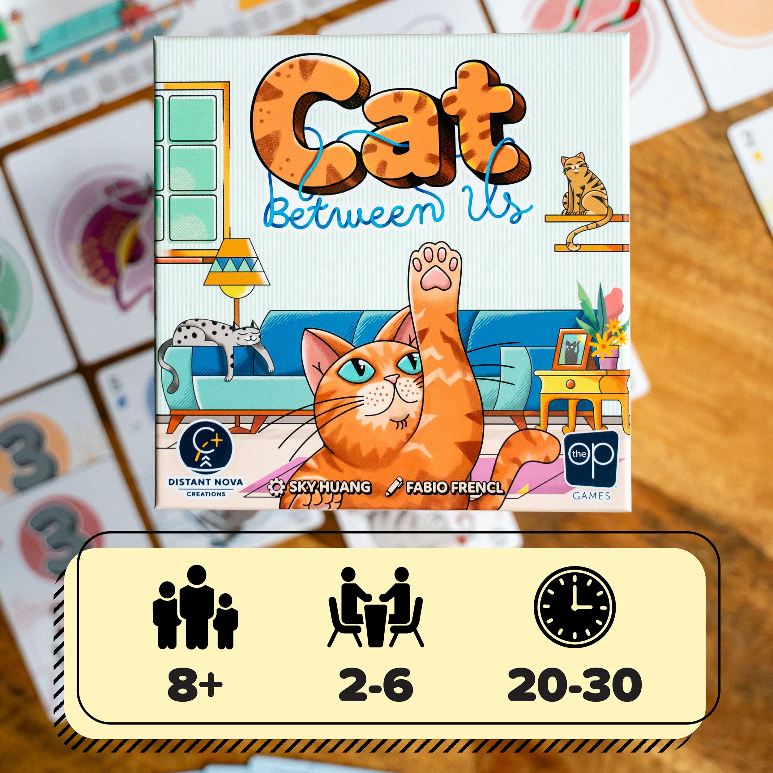USAopoly Cat Between Us Dedicated Deck Card Game | Ages 8+ | 2-6 Players | 30 Minutes Playtime 6
