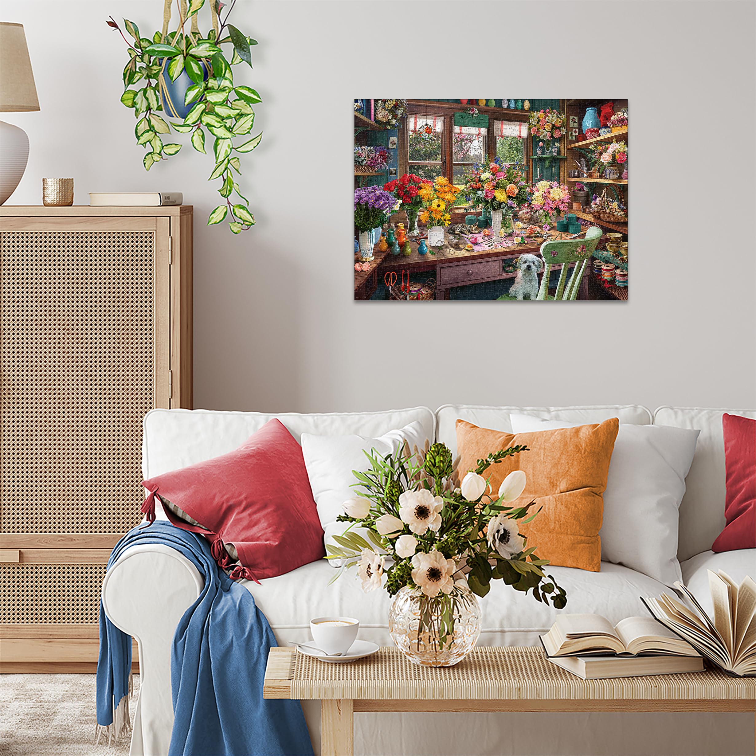 Ravensburger My Haven No.13 The Flower Arranger’s Shed Jigsaw Puzzle | 1000 Pieces | Adult/Ages 12+ 7