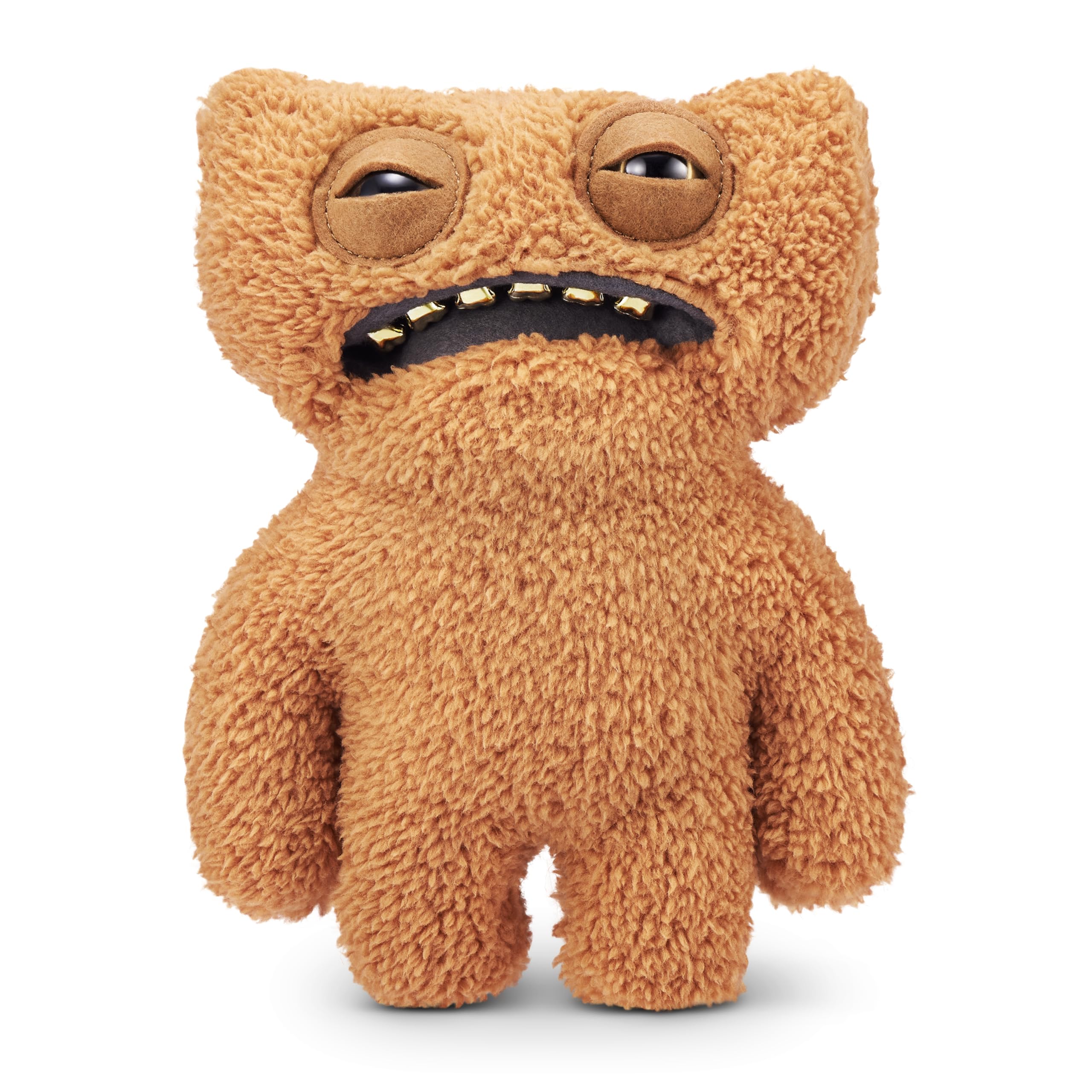 Fuggler Gold Fuggs - Funny Ugly Monster Plush Collectible Toy, 9" Soft Doll for Kids 4+