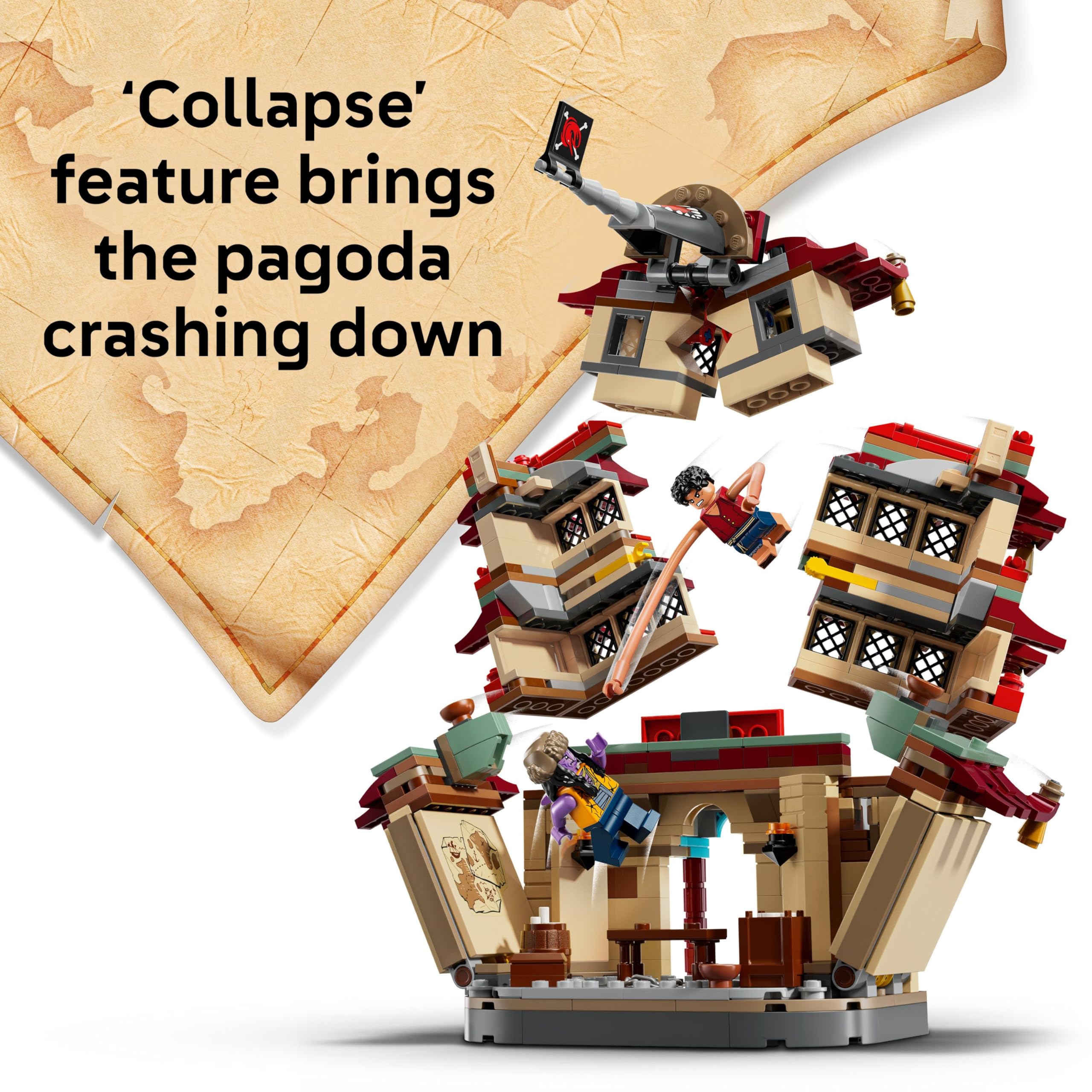 LEGO ONE PIECE Battle at Arlong Park Building Set - 5 Minifigures | Ages 9+ | 75638 3