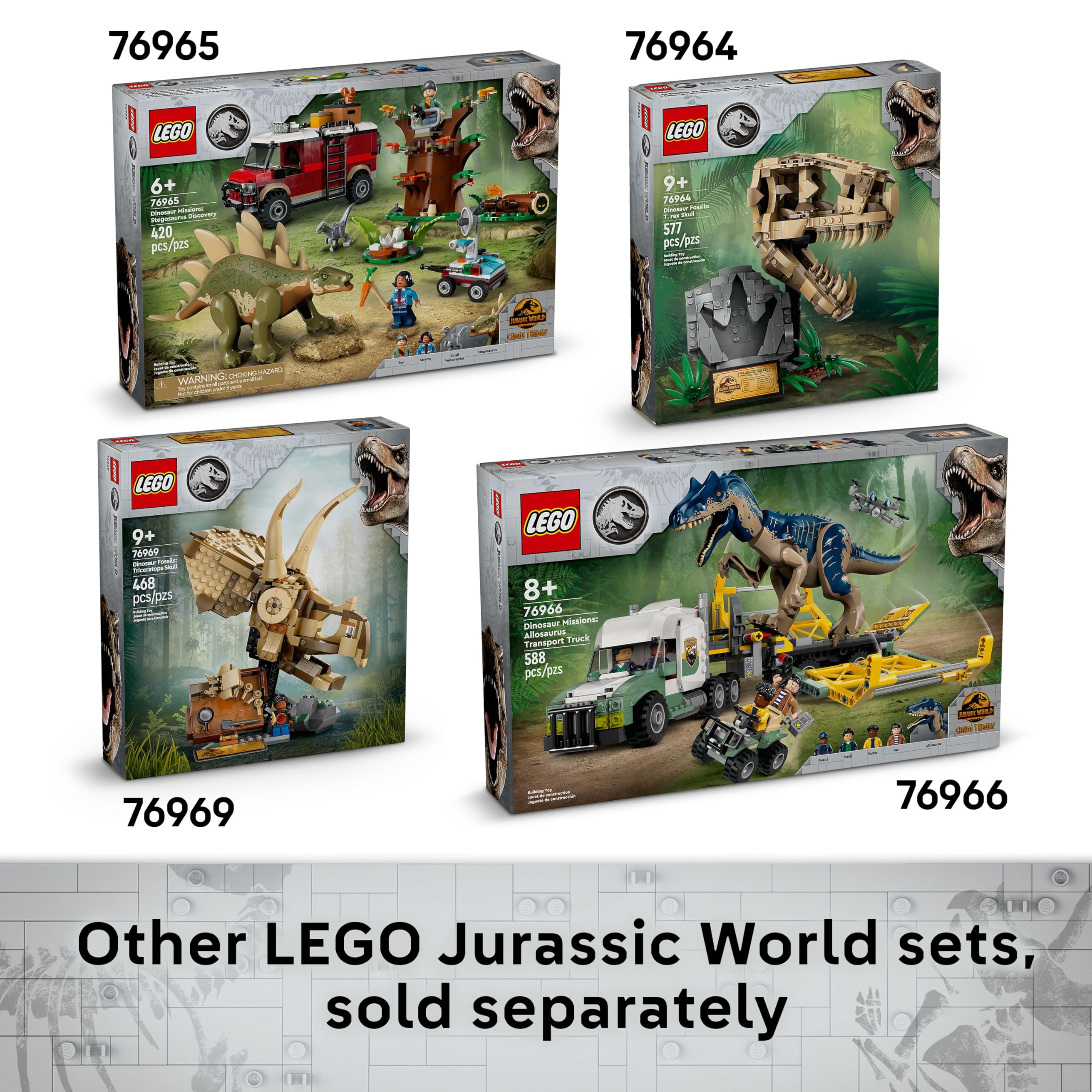 LEGO Jurassic World Little Eatie: T. rex Figure 76967 | Ages 7+ | Multicolor Plastic 8