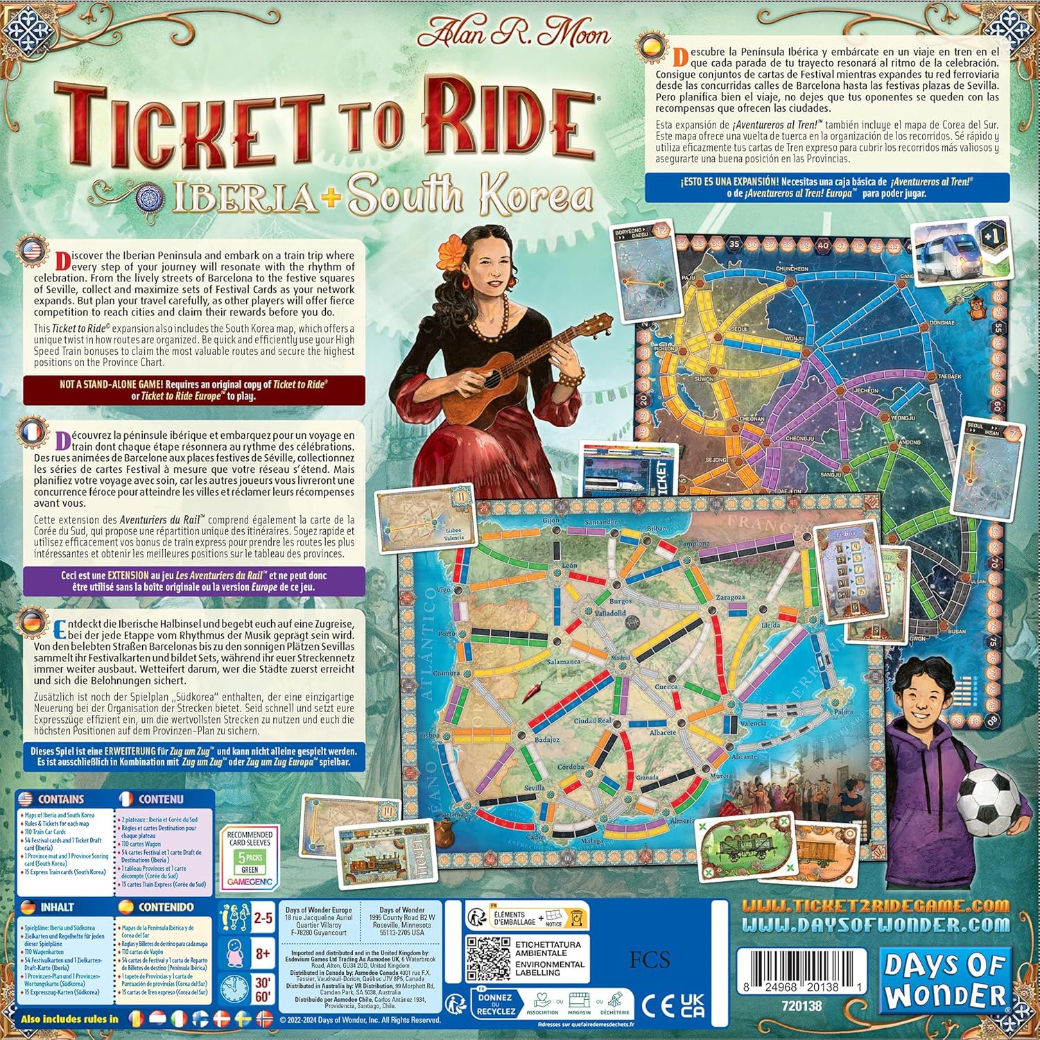 Asmodee Ticket to Ride 3. Kartensammlung, Erweiterung 3
