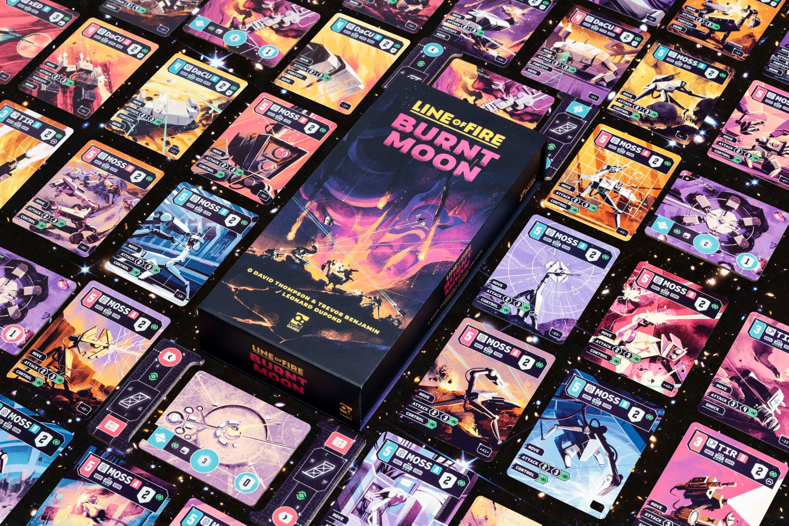 Osprey Games Line of Fire: Burnt Moon - 2 Player Deck-Building Card Game | Ages 14+ 6