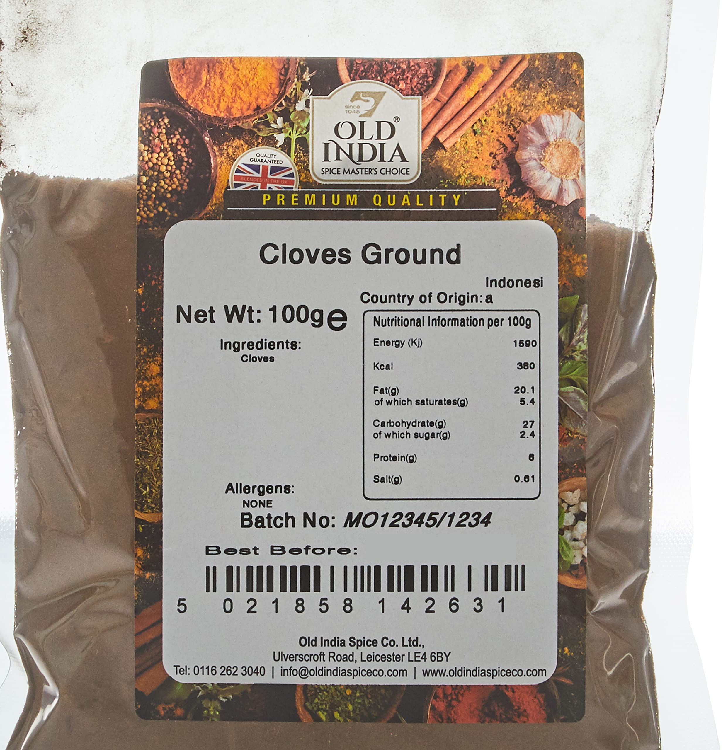 Old India Ground Cloves Powder - 100g Natural & Additive Free Spice 2