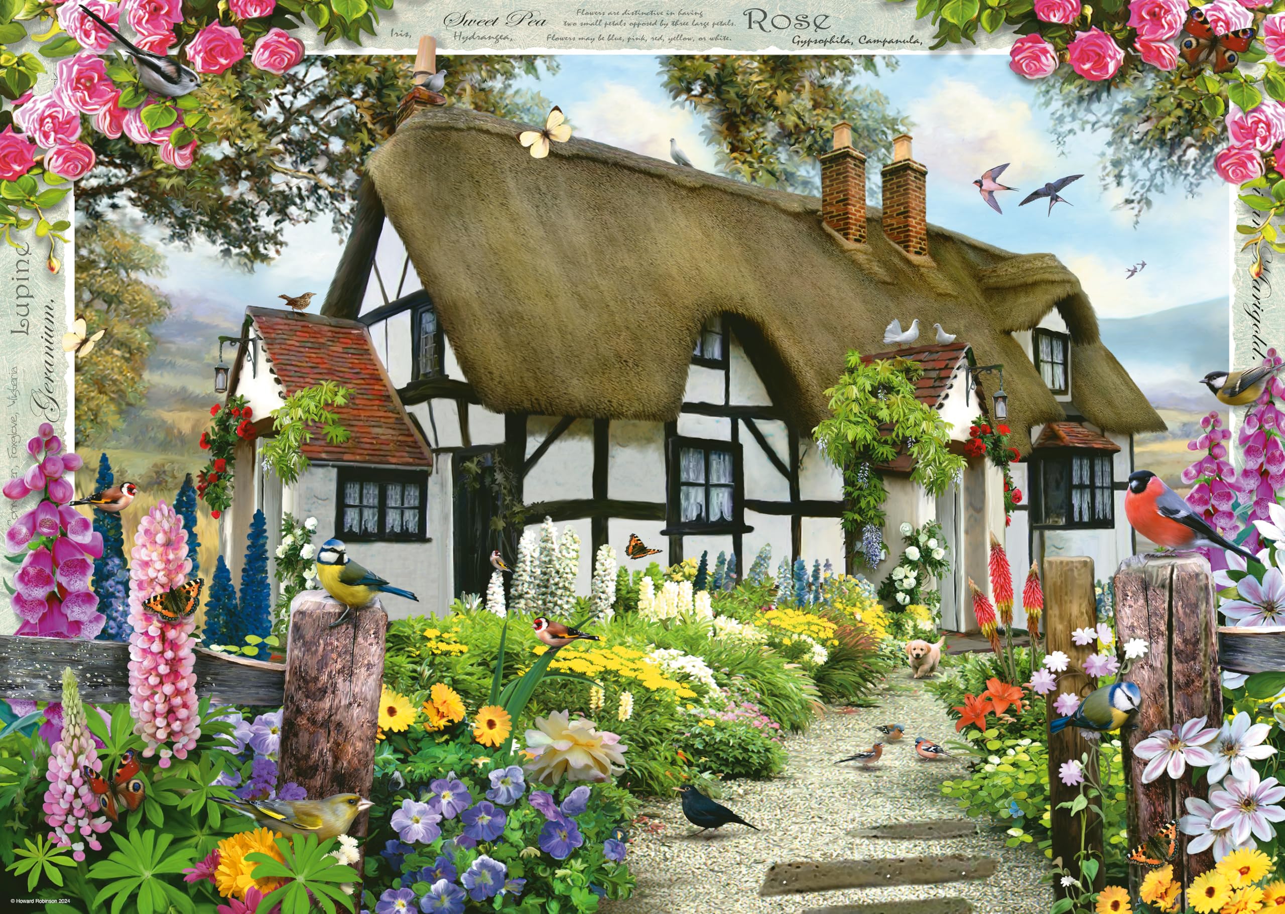 Ravensburger Rose Cottage 500 Piece Jigsaw Puzzle for Adults & Kids