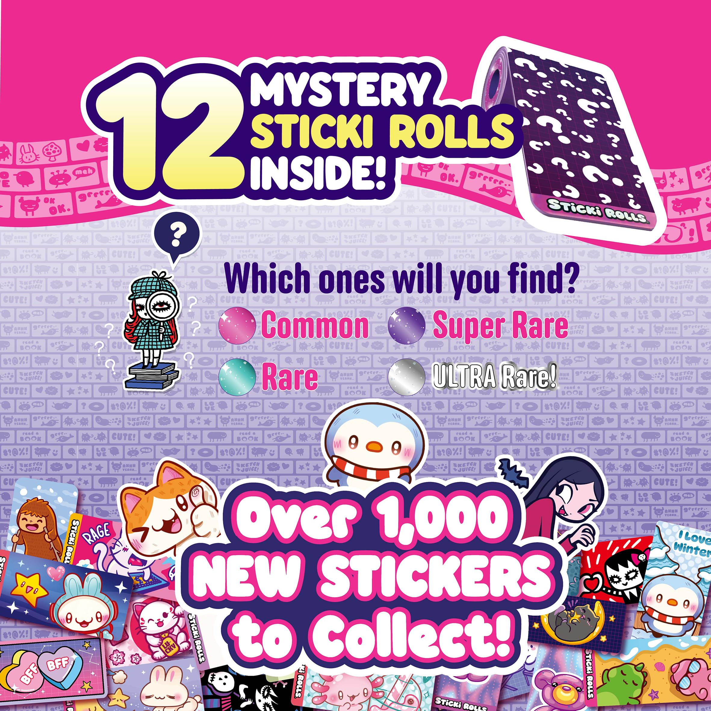 Sky Castle Sticki Rolls Serie 2 – Sticki Station S2 Tragbares und teilbares Sticker-Bastelset 5