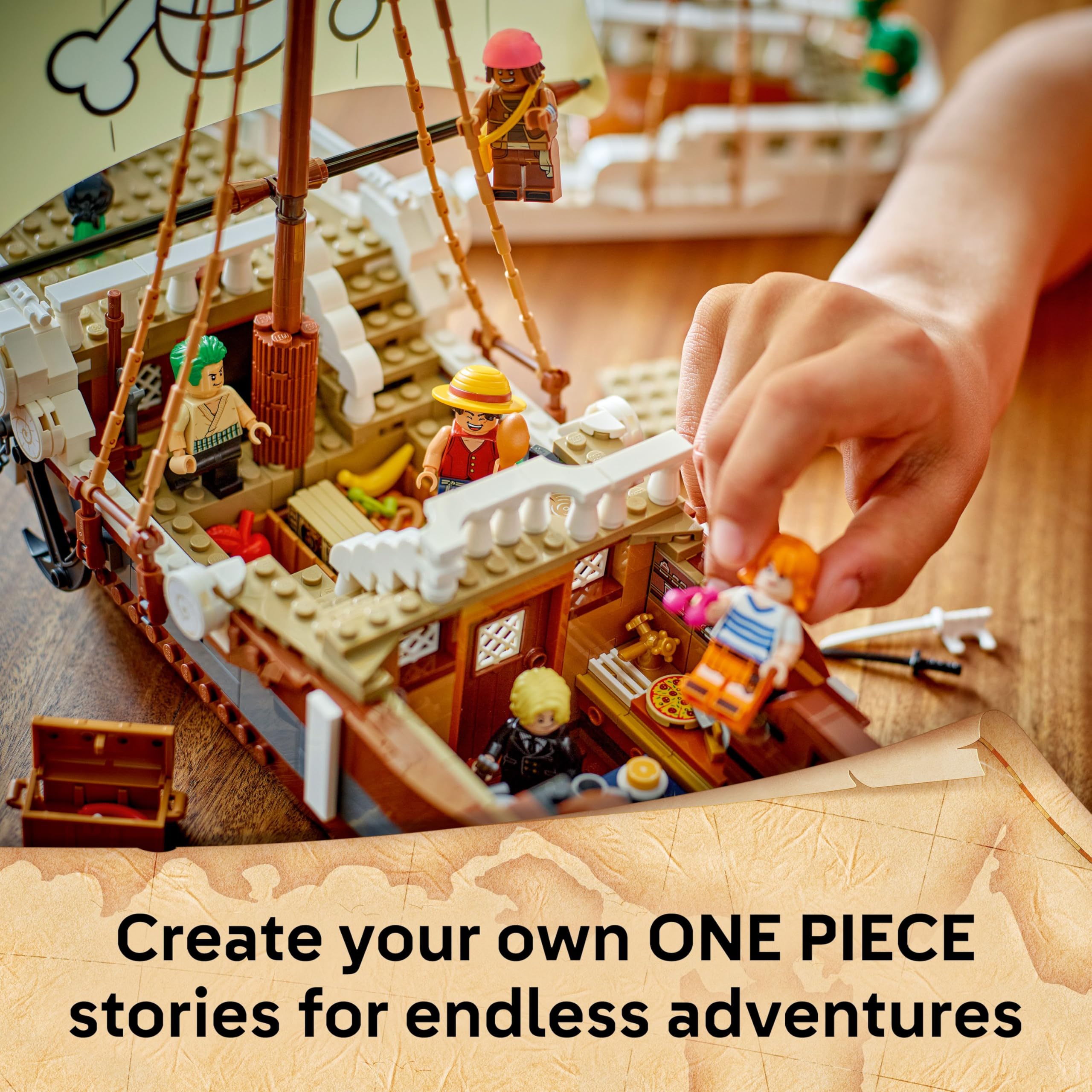 LEGO ONE PIECE The Going Merry Pirate Ship Building Set 75639 for Ages 10+ 6