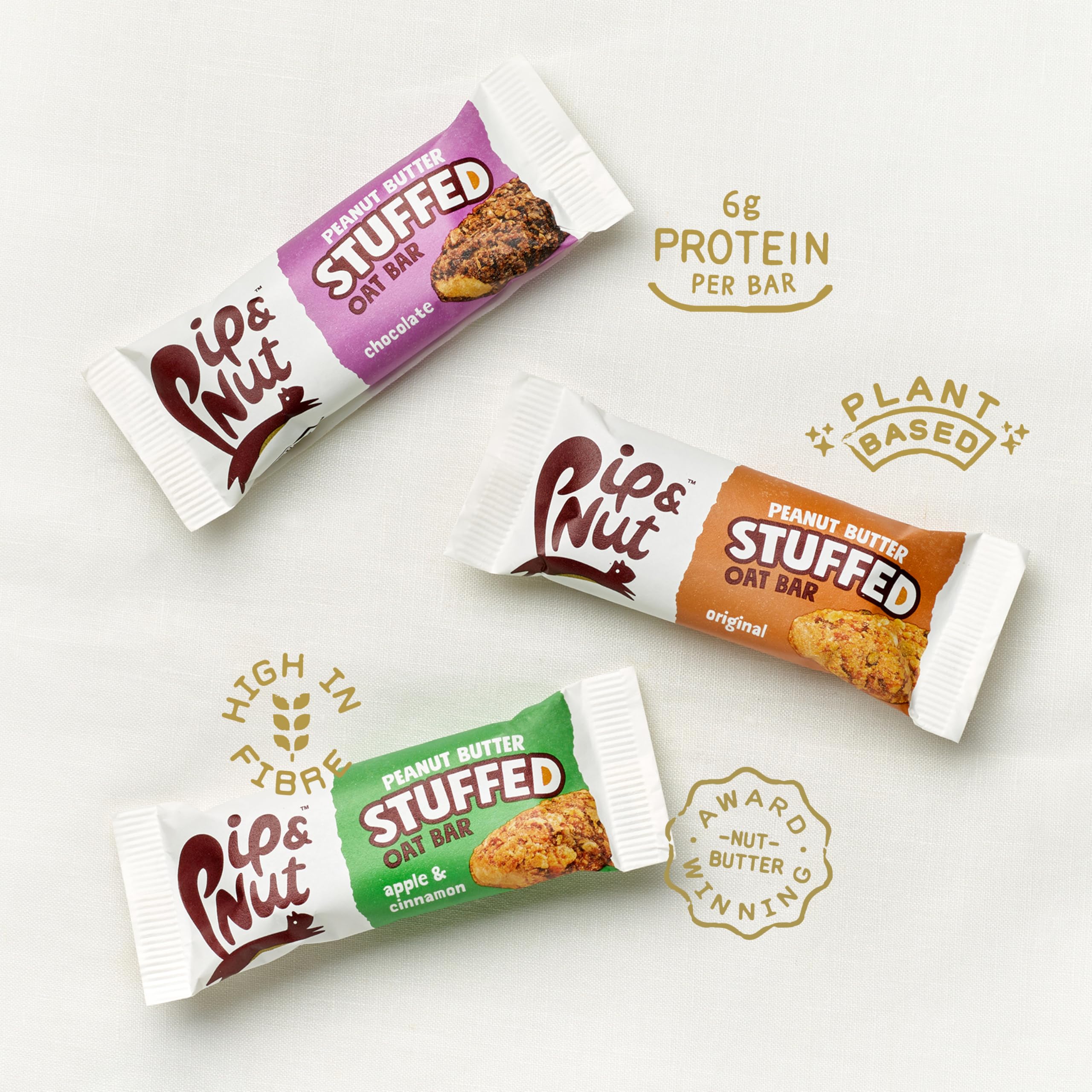 Pip & Nut Peanut Butter Stuffed Oat Bar Original - 15 Pack 5