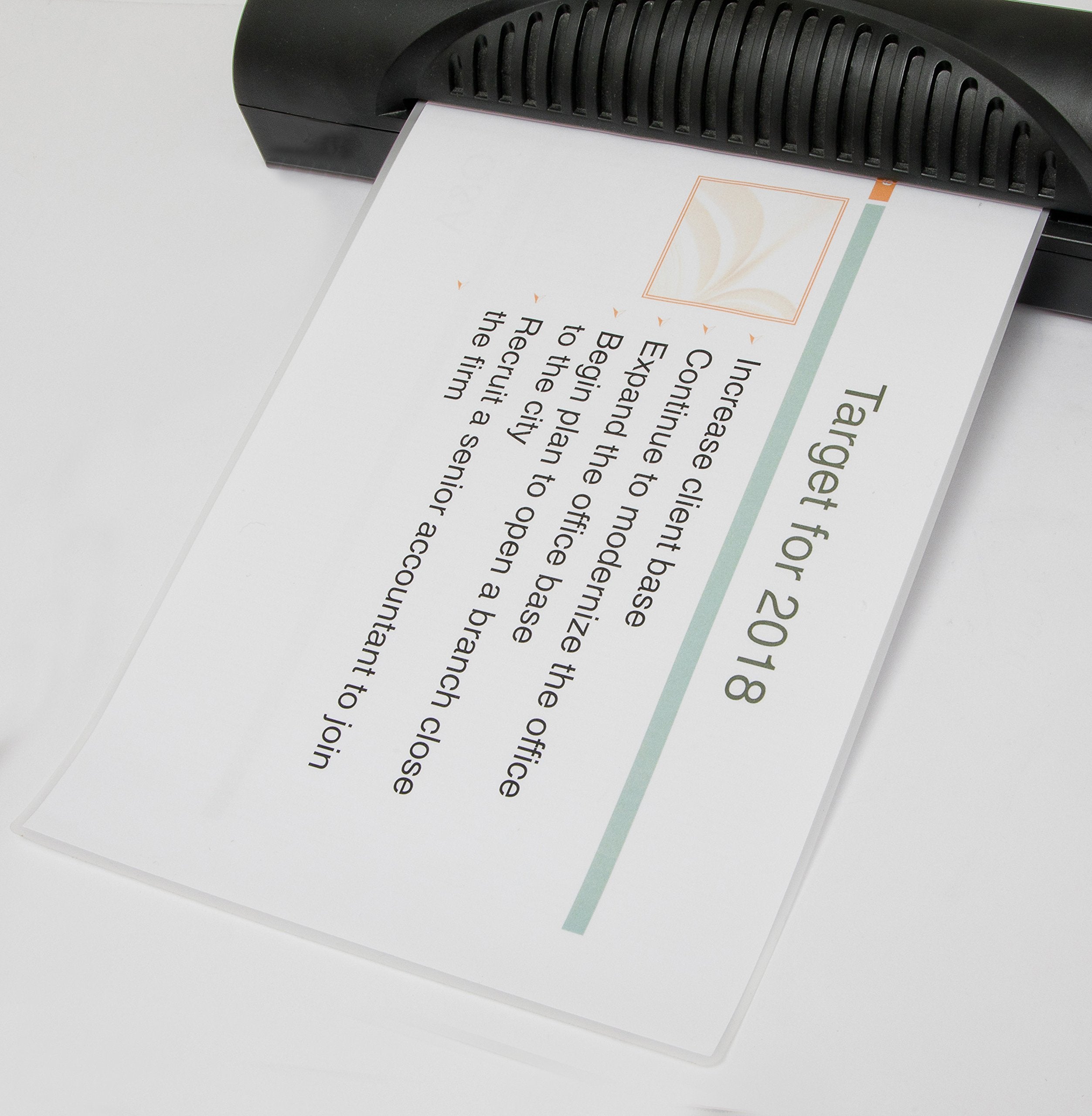 deskit A4 Laminating Pouches - Gloss Finish, 250 Microns, Pack of 30 Sheets 4