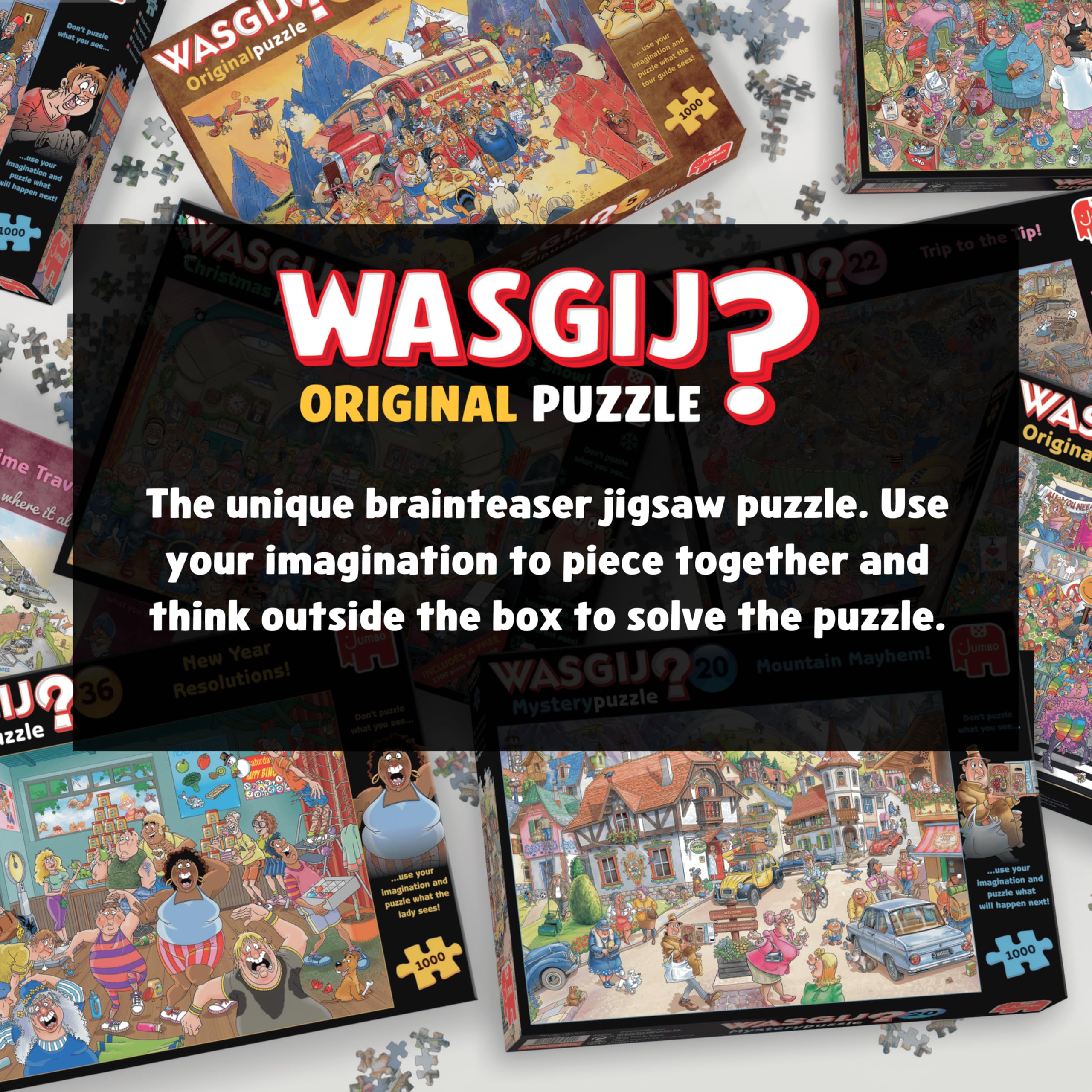 Jumbo Wasgij Original 43 - Aquarium Antics 1000 Piece Jigsaw Puzzle 3