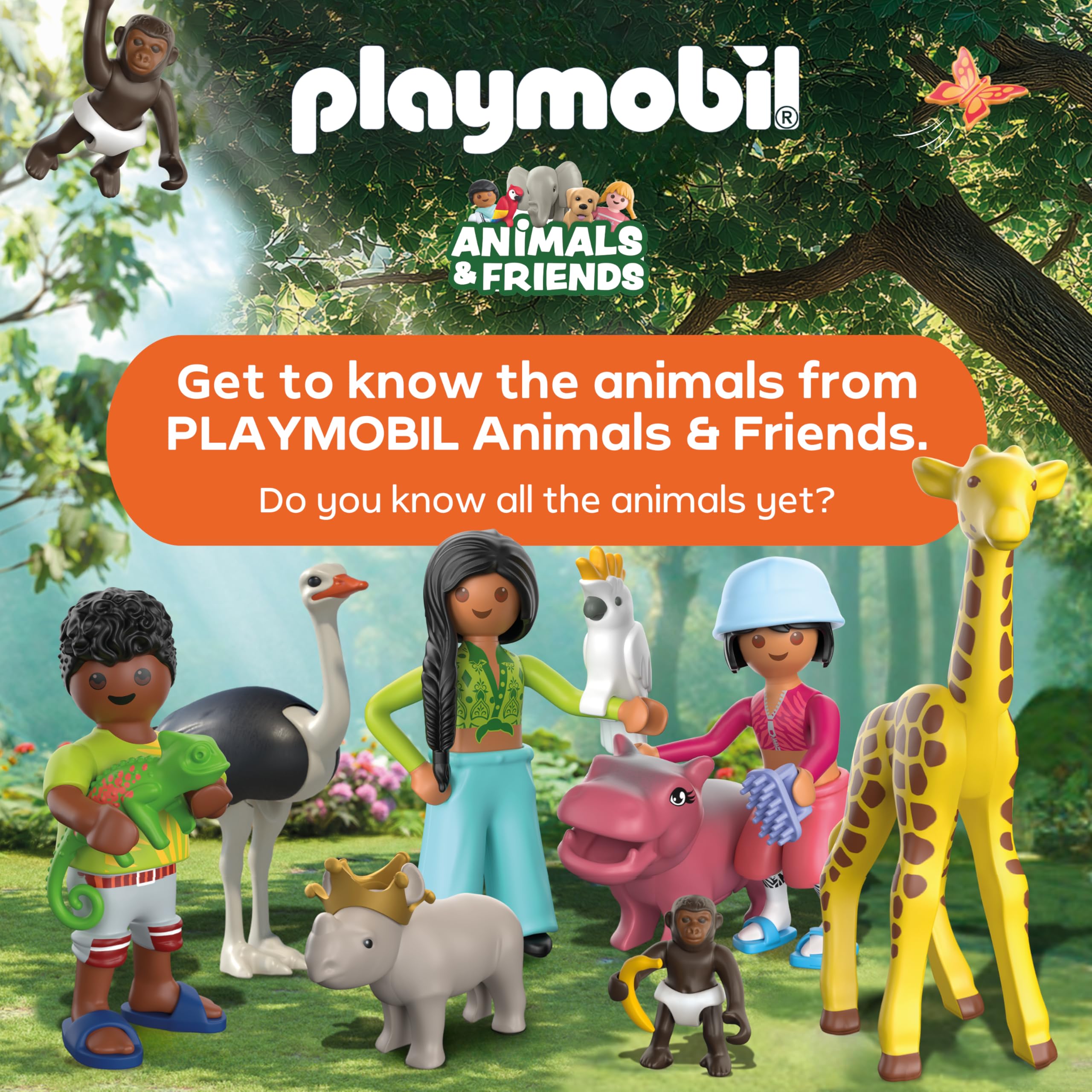 Playmobil Balloon Journey Playset - Flying Adventure with Tiger & Cockatoo, Ages 4-10 5