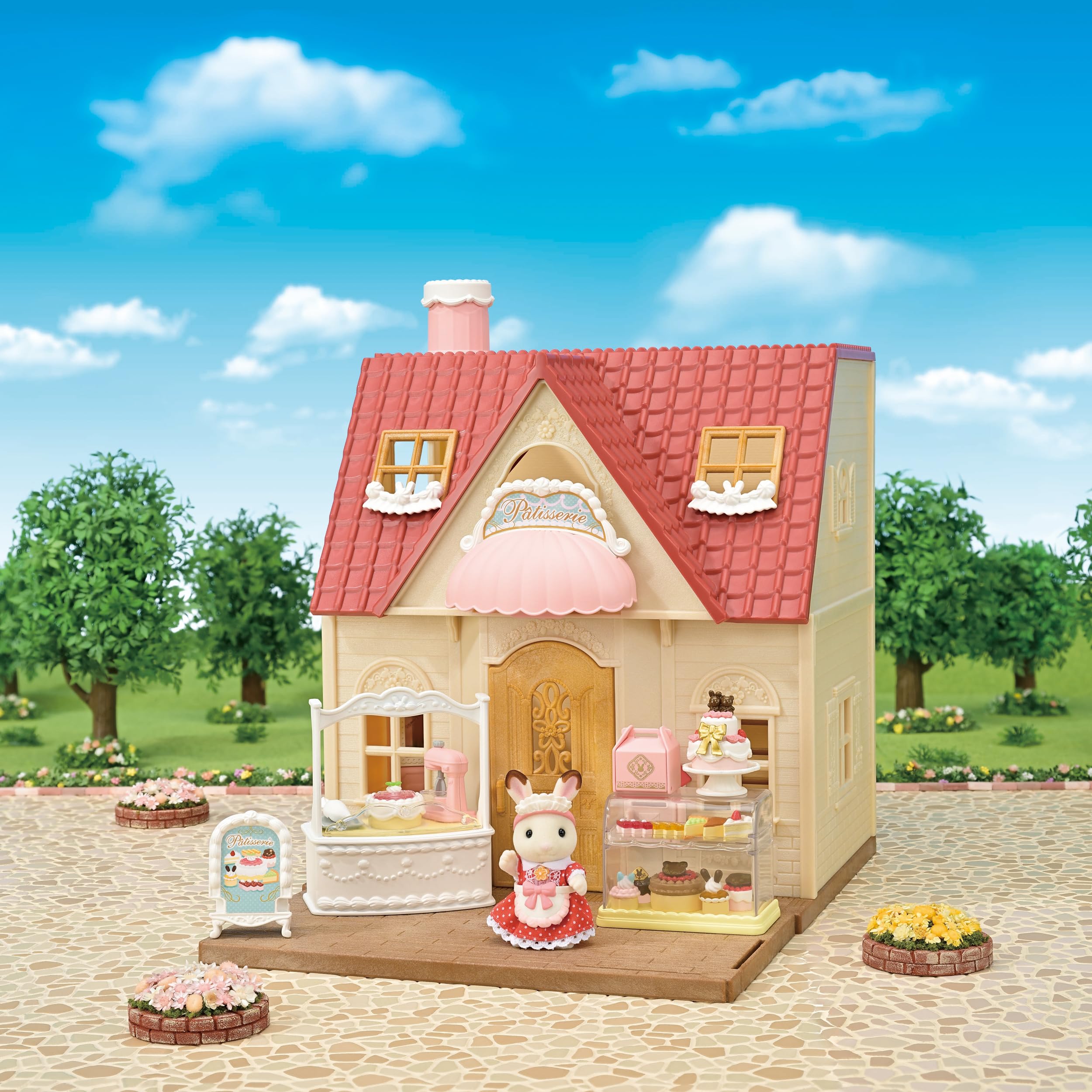 Sylvanian Families Village Cake Shop Starter Set - Bake & Decorate Cakes | Ages 3+ 2