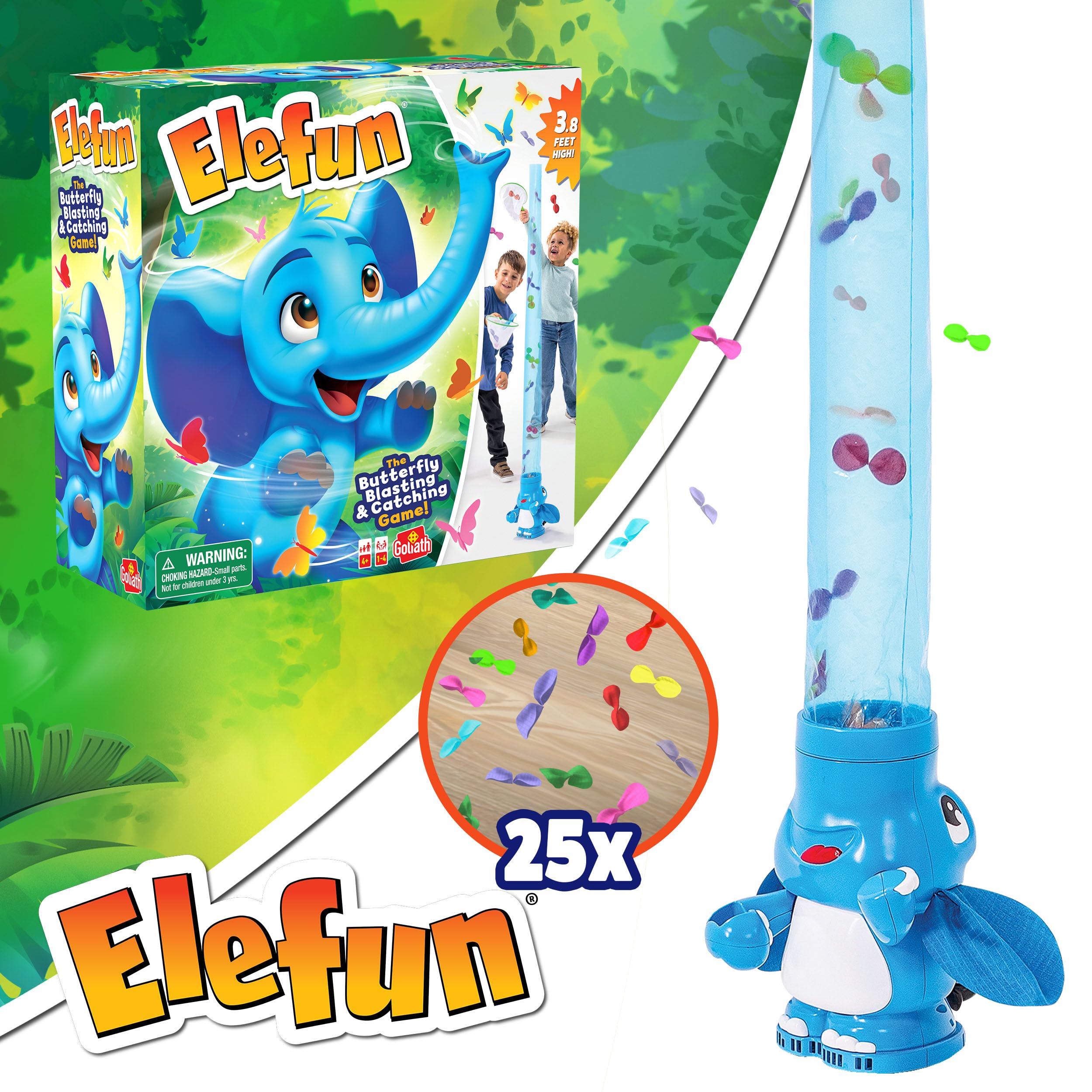 Goliath Elefun Butterfly Blasting and Catching Kids Game - Ages 4+ | 4 Players | Multicolor 5