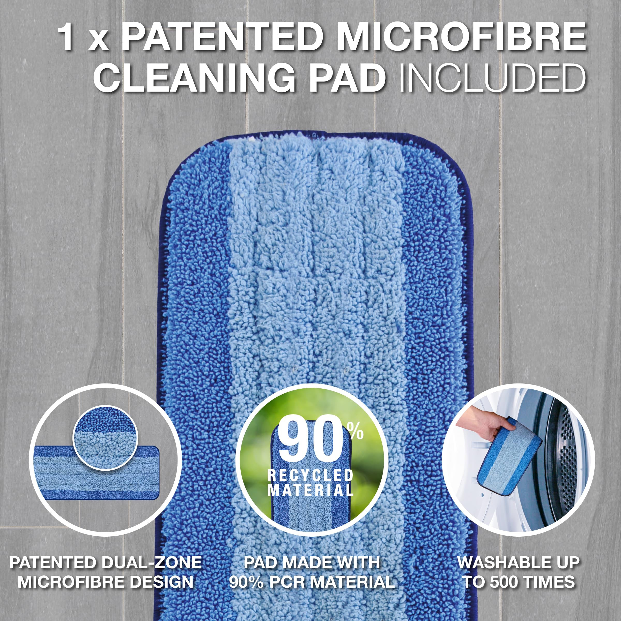 Bona Spray Mop Air Kit for Hard-Surface Floors | Lightweight & Compact | Includes 500ml Cleaner 5