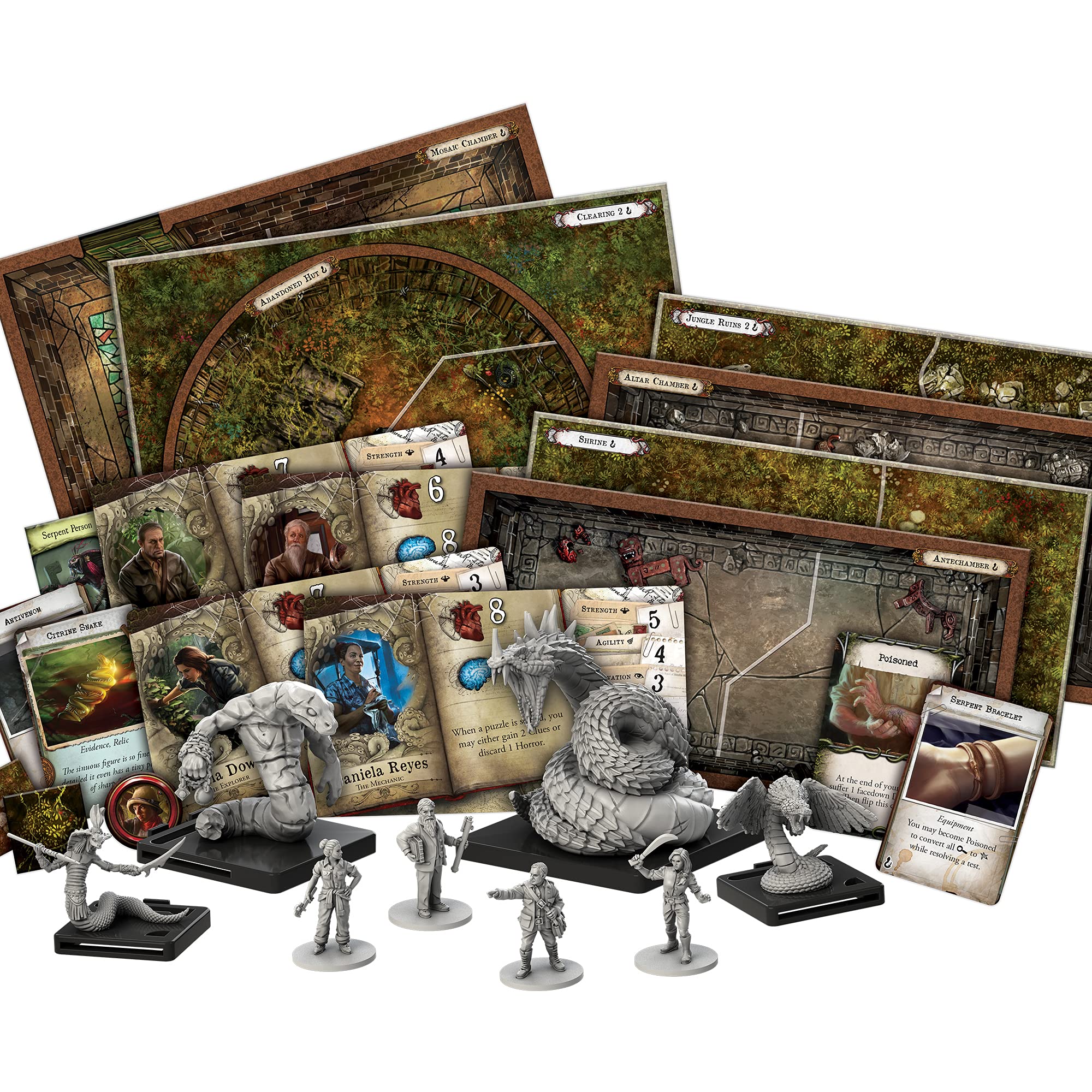 Fantasy Flight Games Mansions of Madness 2. Ausgabe: Pfad der Schlangenerweiterung 4