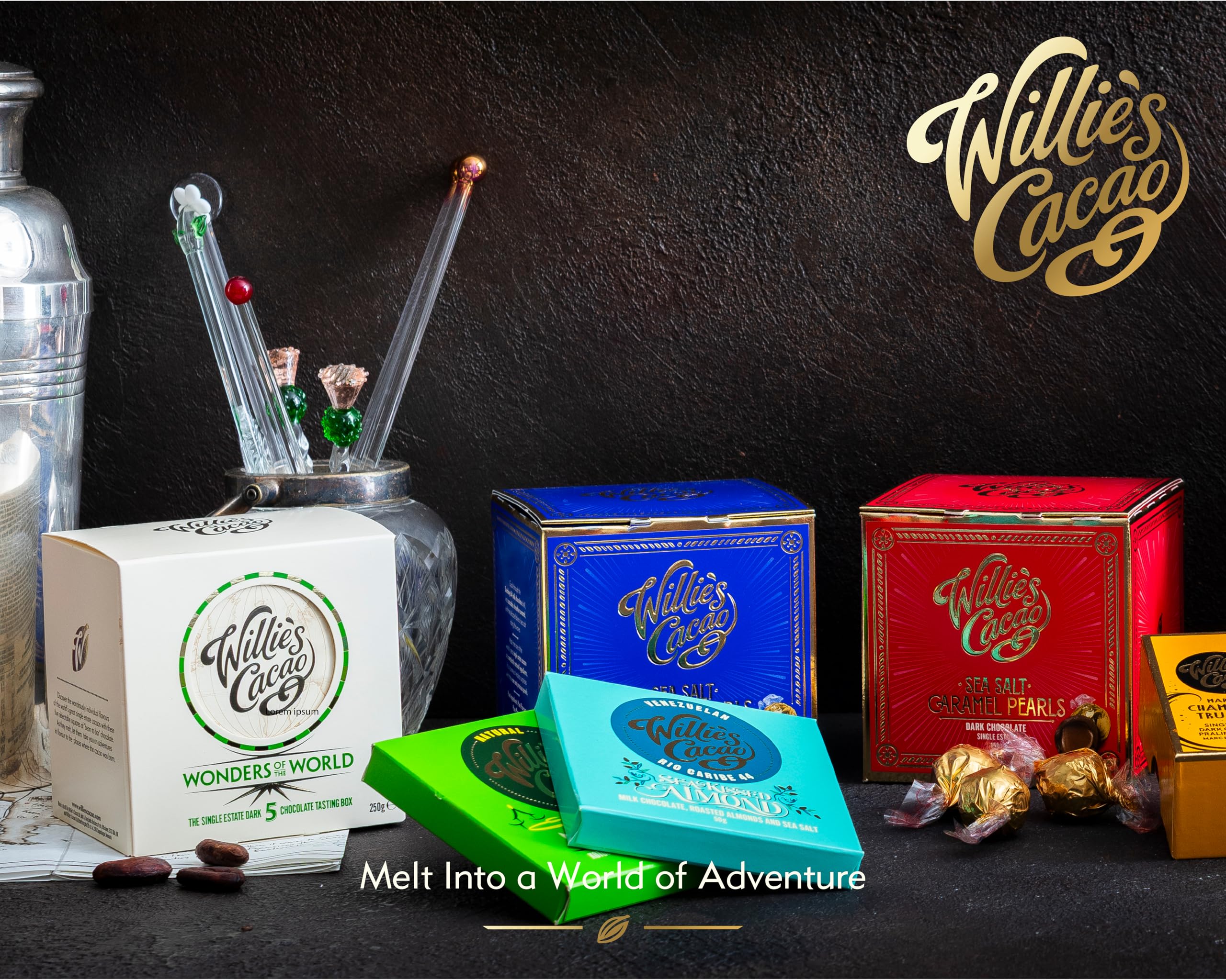 Willie's Cacao – Reichhaltige dunkle heiße Schokolade – 52 % Kakao – 250 g – Single Estate Trinkschokolade 3