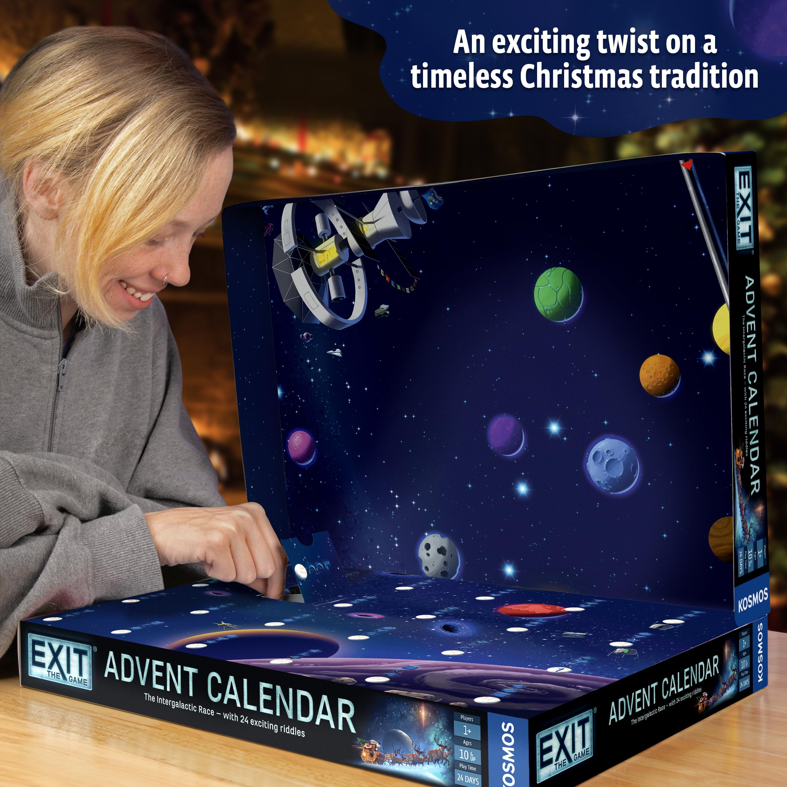 Thames & Kosmos EXIT: Intergalactic Race Advent Calendar - Sci-Fi Escape Room Puzzle Game 5
