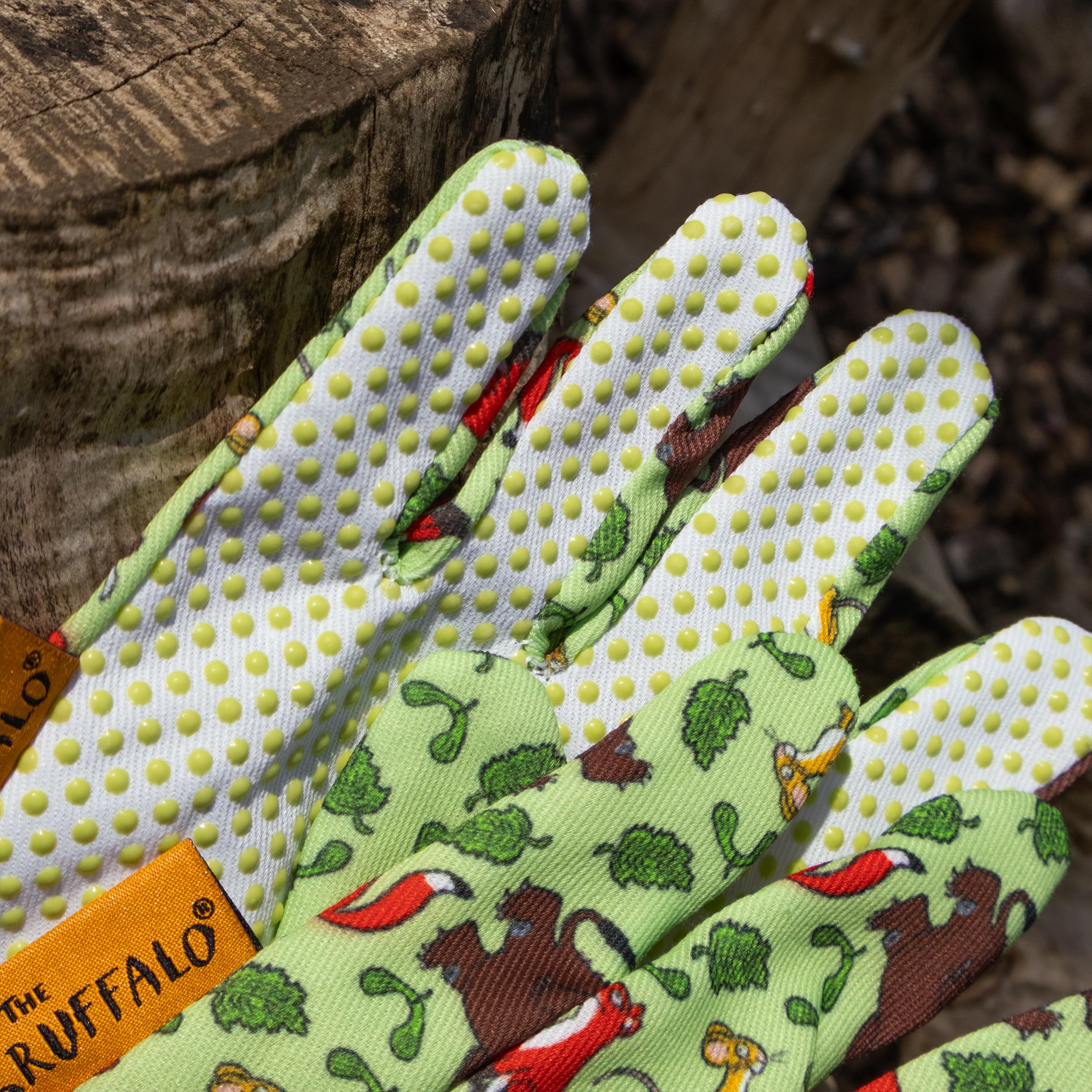 Robert Frederick The Gruffalo Kids Gardening Gloves - Padded Non-Slip Grip | Ages 5+ 3