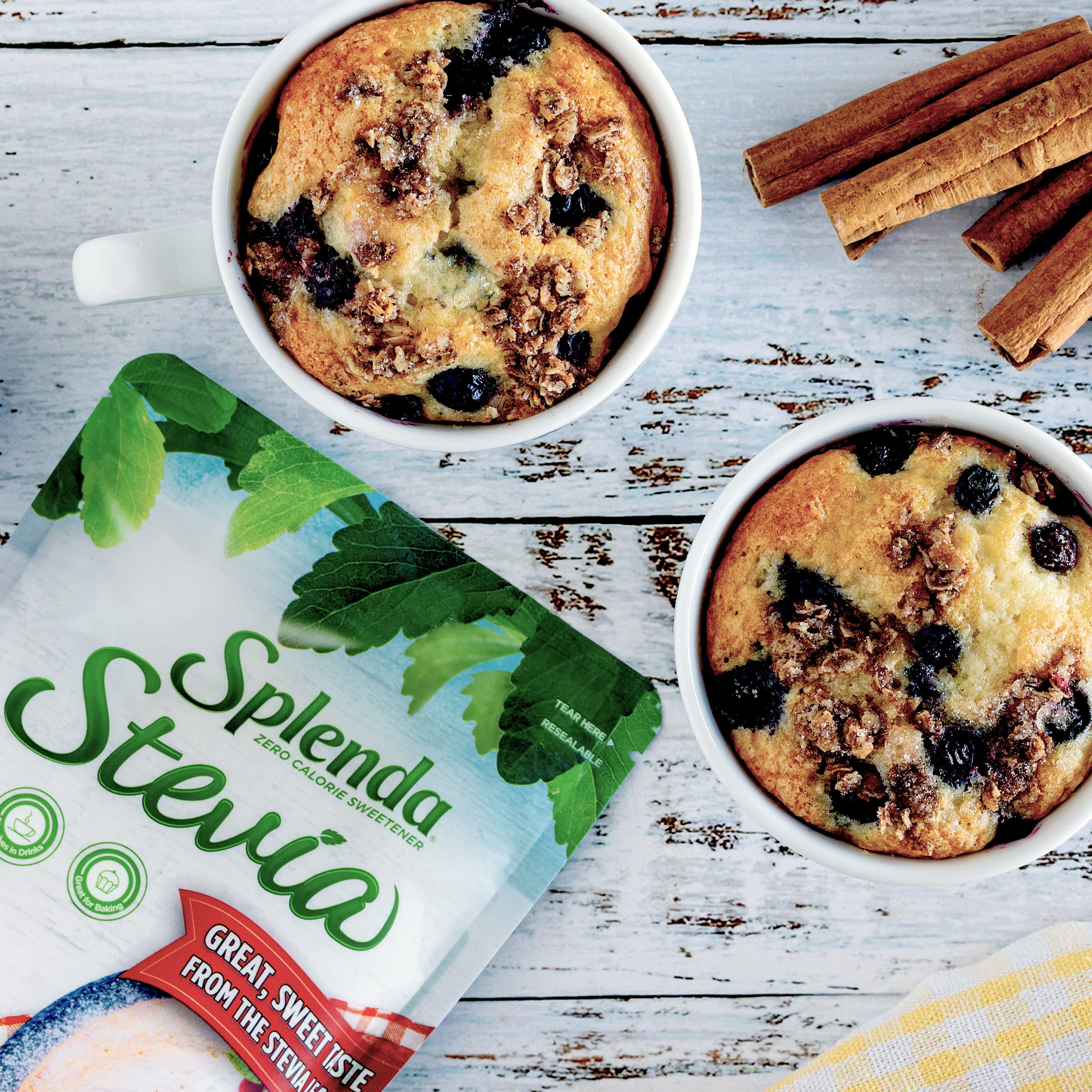 Splenda Stevia No Calorie Sweetener - Zero Calories | 240g Pouch | Baking & Drinks 2