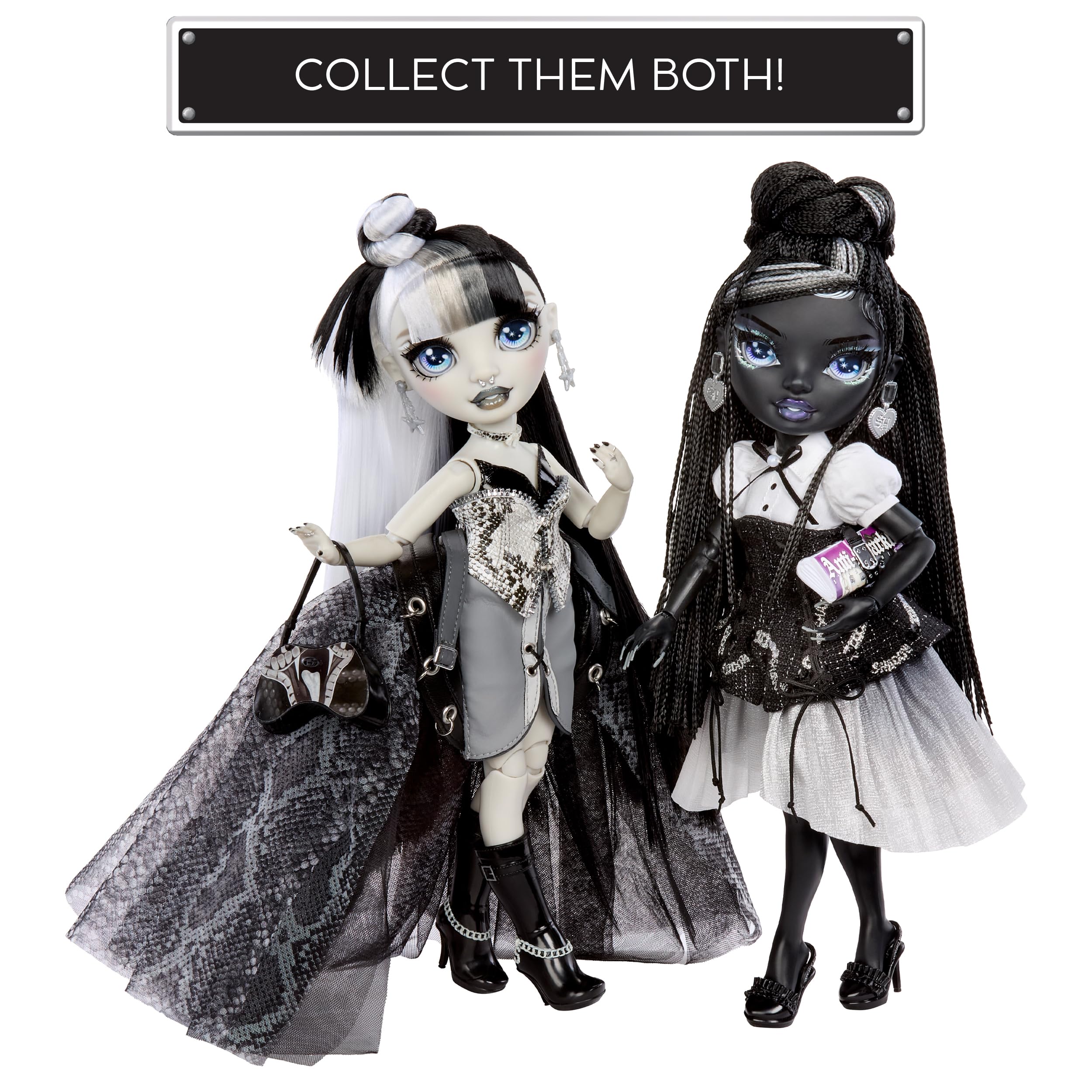 Rainbow High Heather Grayson Shadow High Fashion Doll - 28 cm Posable Doll with Luxe Outfit & Accessories 8