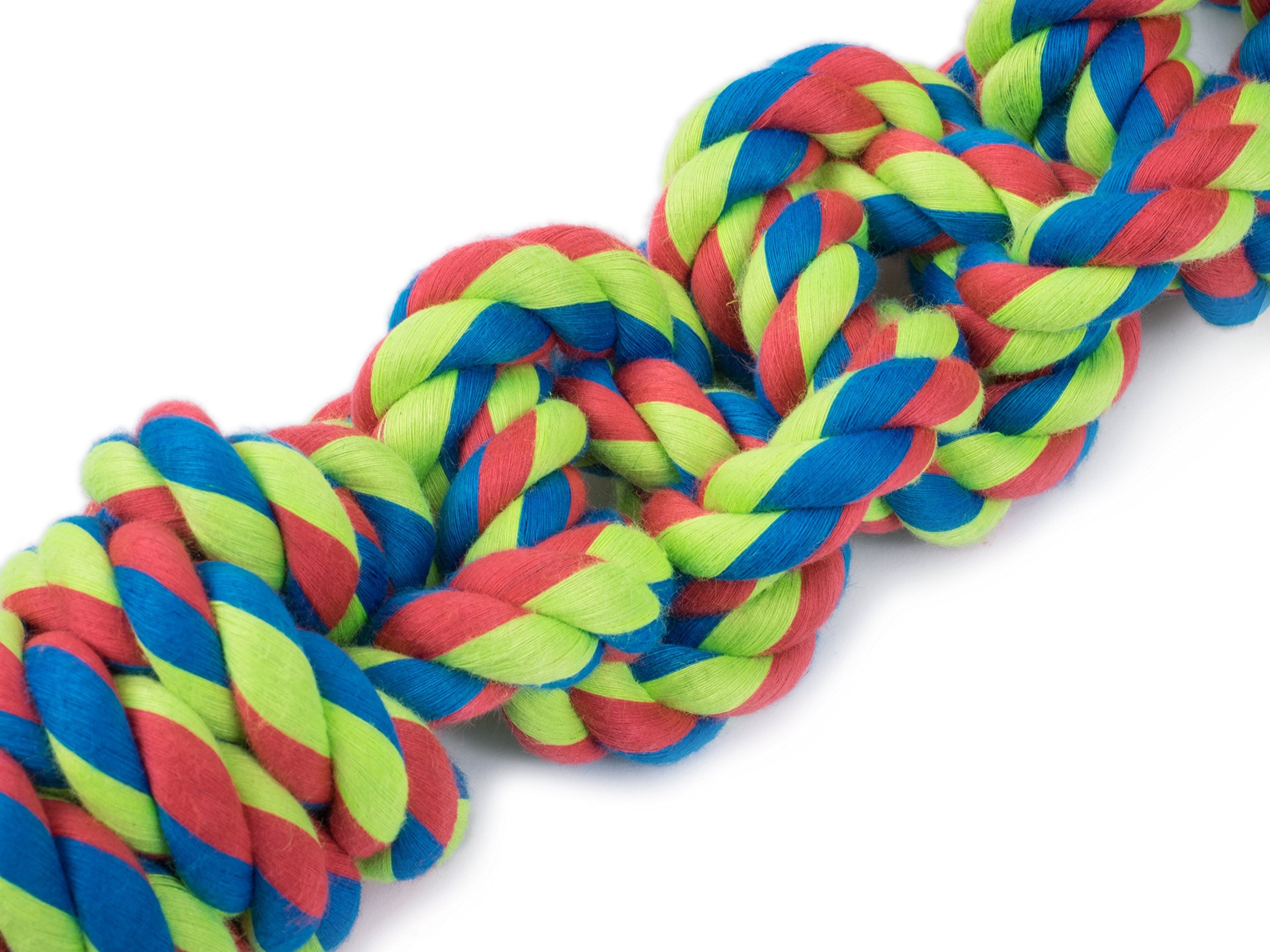 Petface Toyz Rope Ball Tugger Dog Toy for Medium & Large Breeds | Durable Synthetic 4
