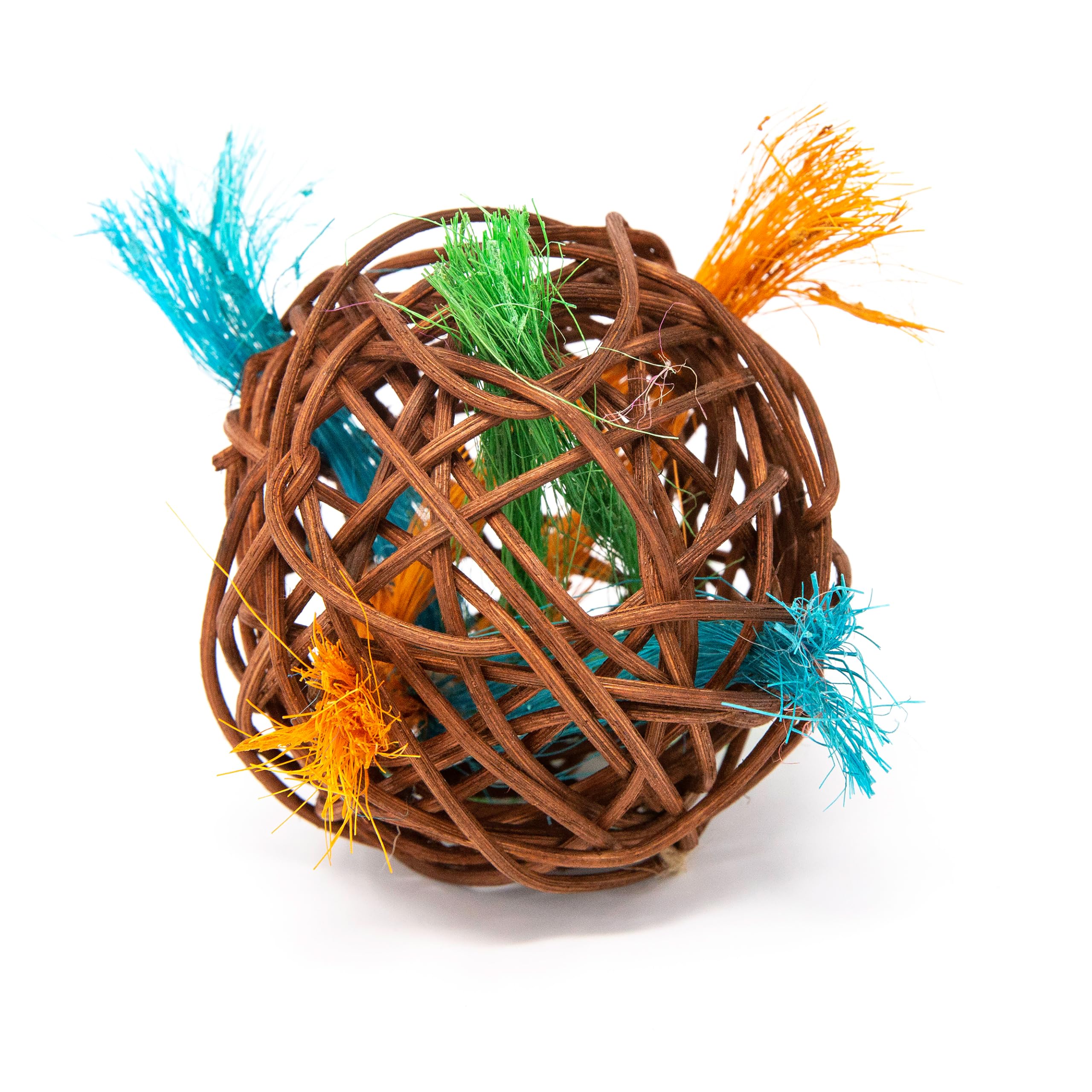 Oxbow Enriched Life Loco Ball - Small Animal Chew Toy for Rabbits & Guinea Pigs | Natural Fibres