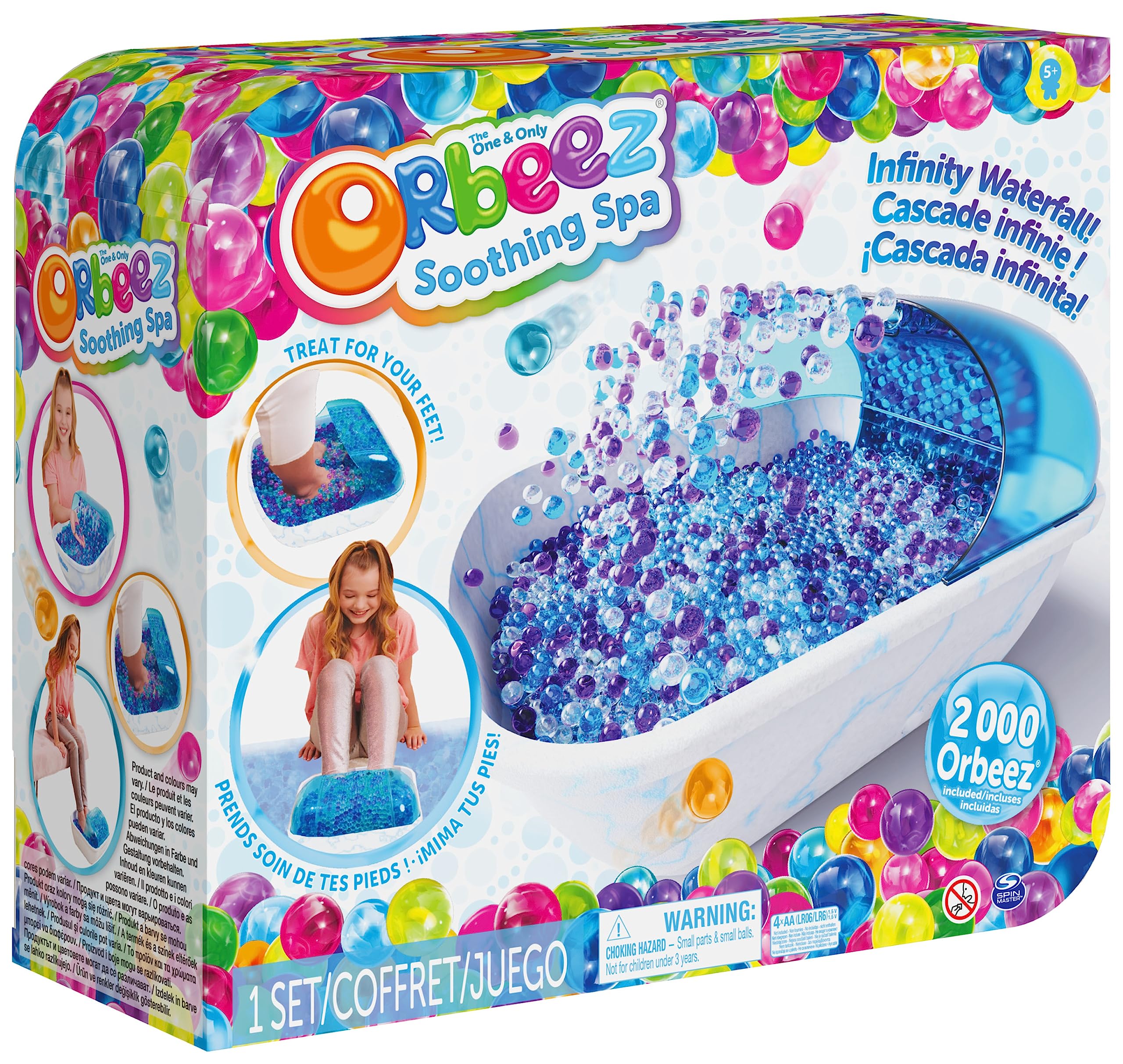 Orbeez, Spa apaisant pour les pieds avec 2 000, The One and Only, Perles d'eau non toxiques, Spa pour enfants 6