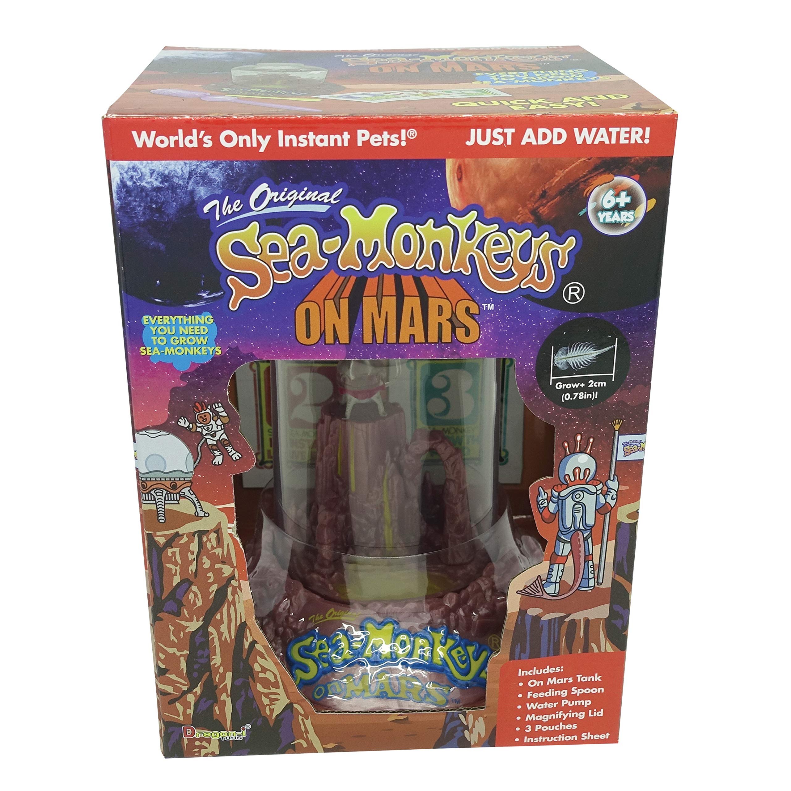 Sea Monkeys On Mars – Züchte deine eigenen Science-Fiction-Haustiere – Wissenschaftsset für Kinder ab 6 Jahren 8
